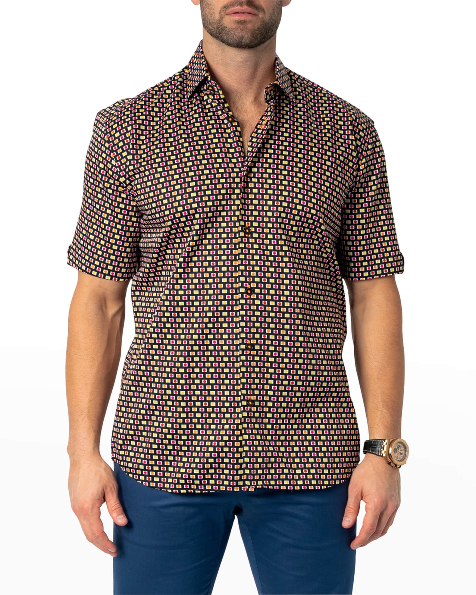 Men's Galileo Multi-Circle Sport Shirt 0