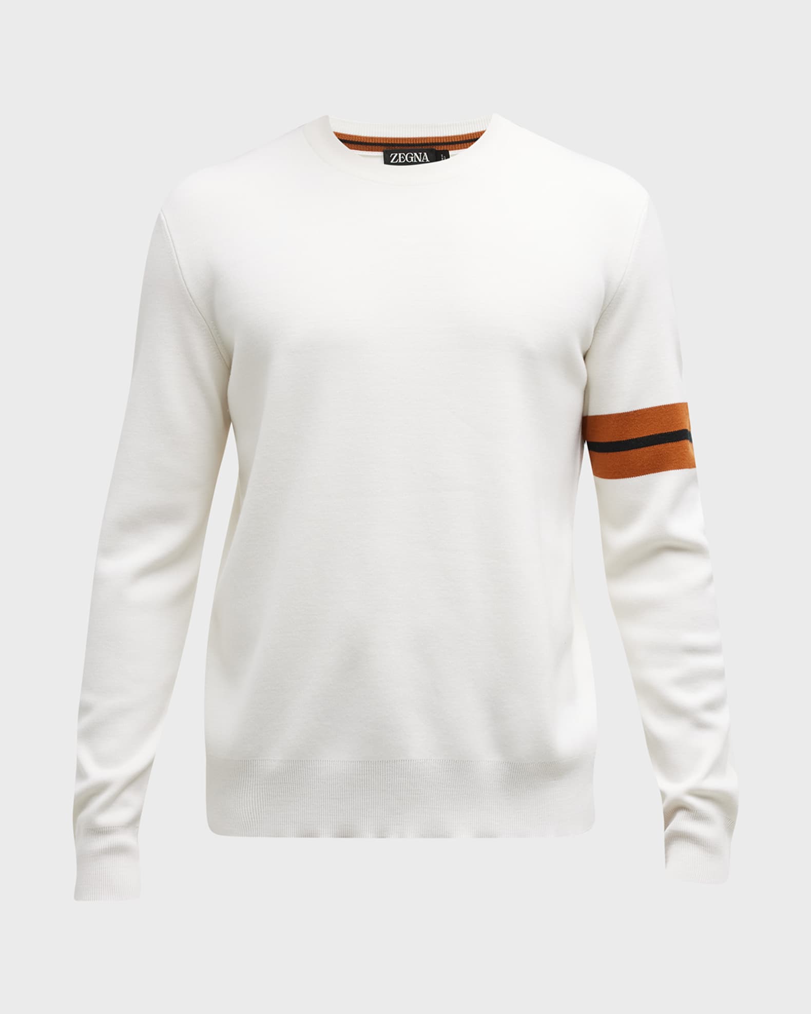 Men's Signifier Sleeve Crewneck Sweater 0