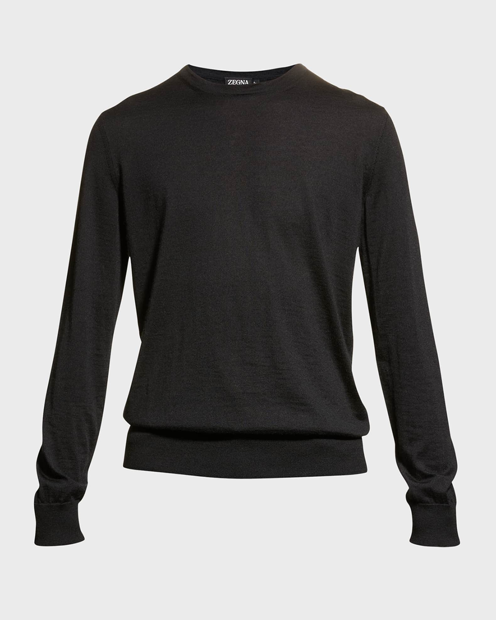 ZEGNA Men's Cashmere Crewneck Sweater Neiman Marcus