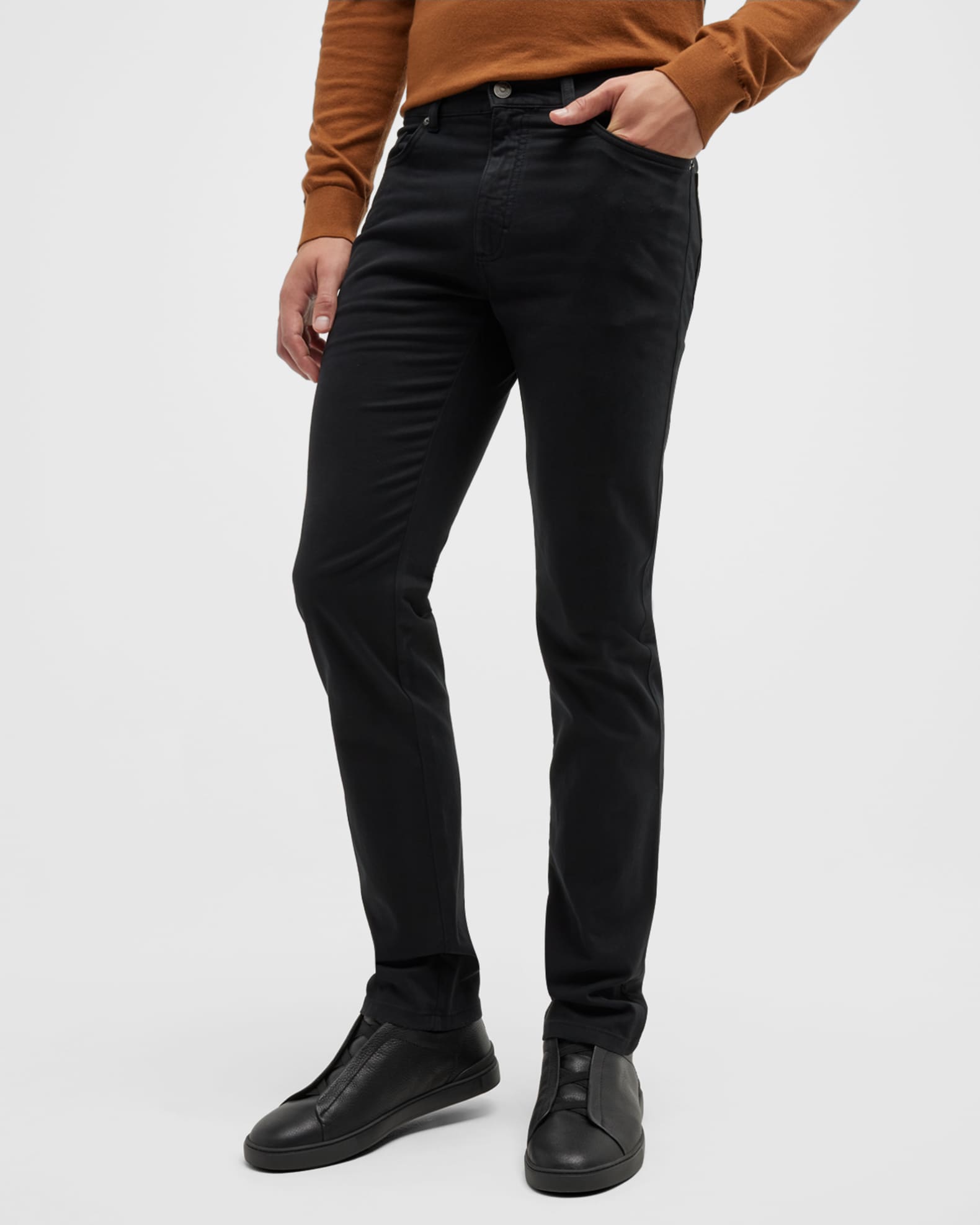5 Pocket Stretch Denim Pants