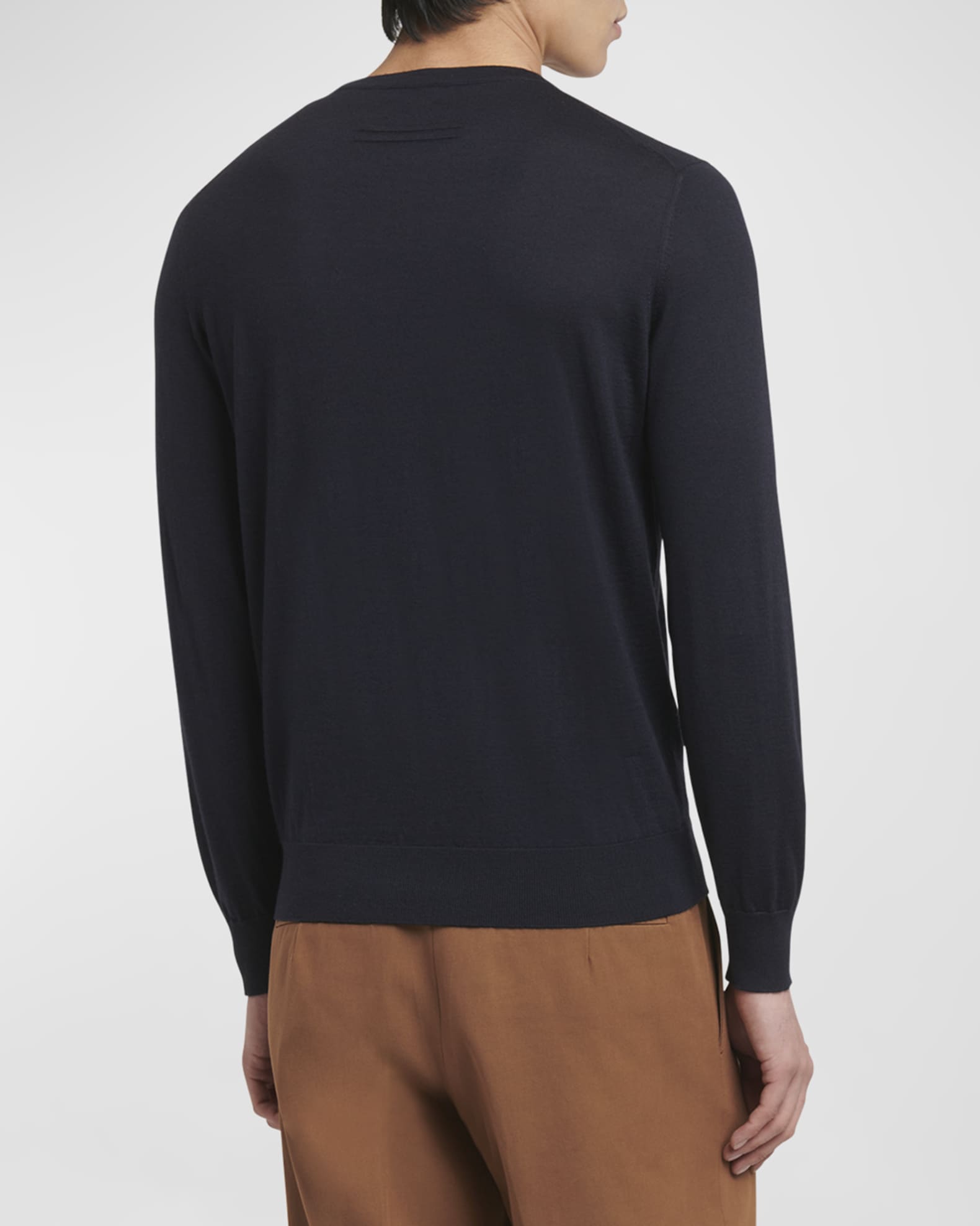 ZEGNA Men's Cashmere Crewneck Sweater Neiman Marcus