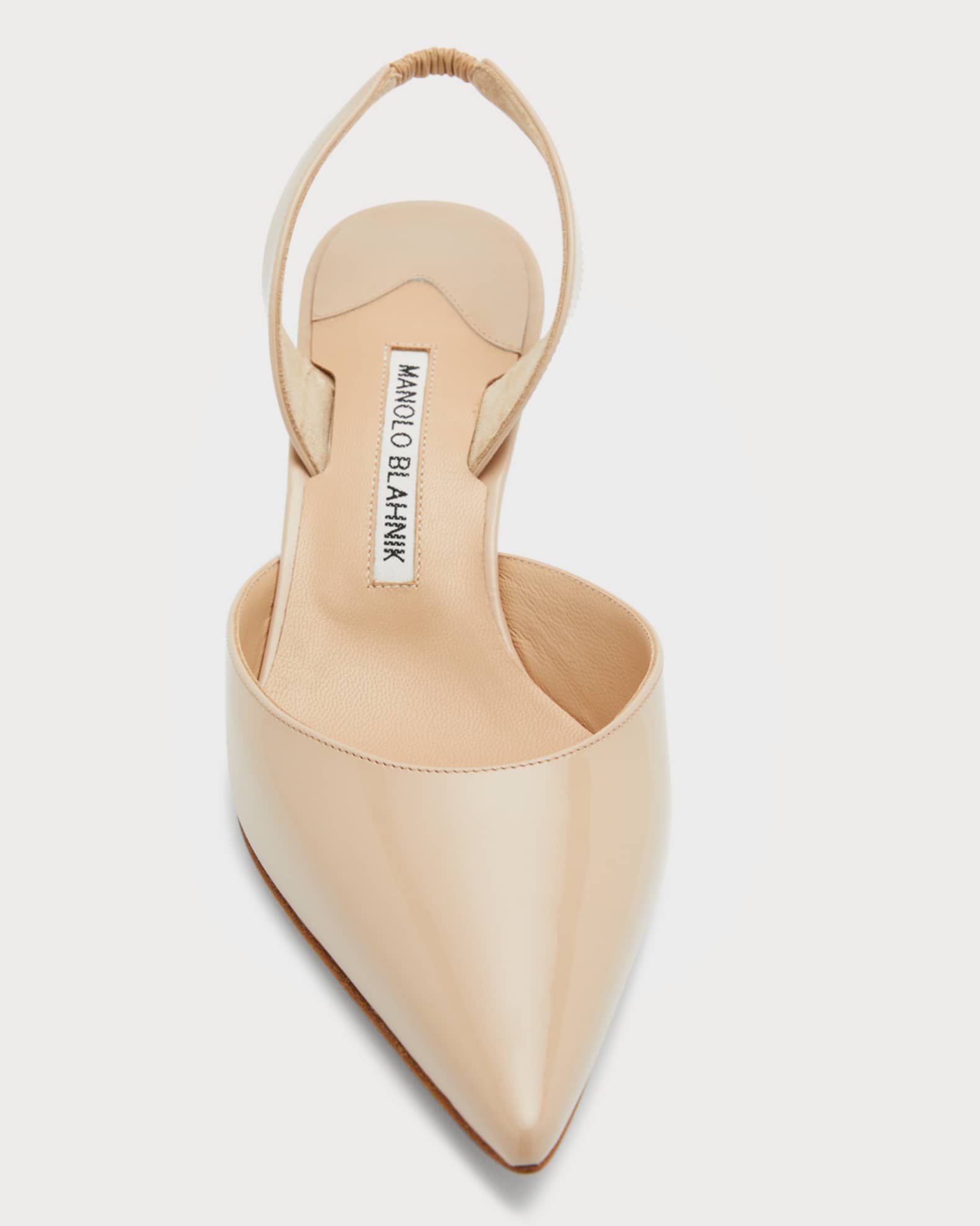 Manolo Blahnik Carolyne Kitten Heel Halter Pumps Neiman Marcus