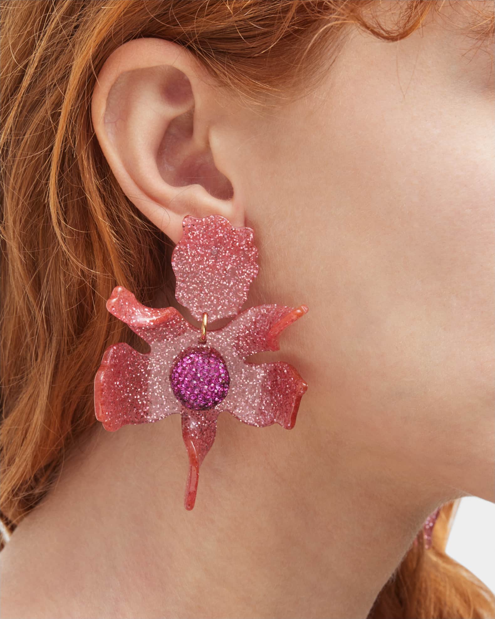 Lele sadoughi flower earrings deals