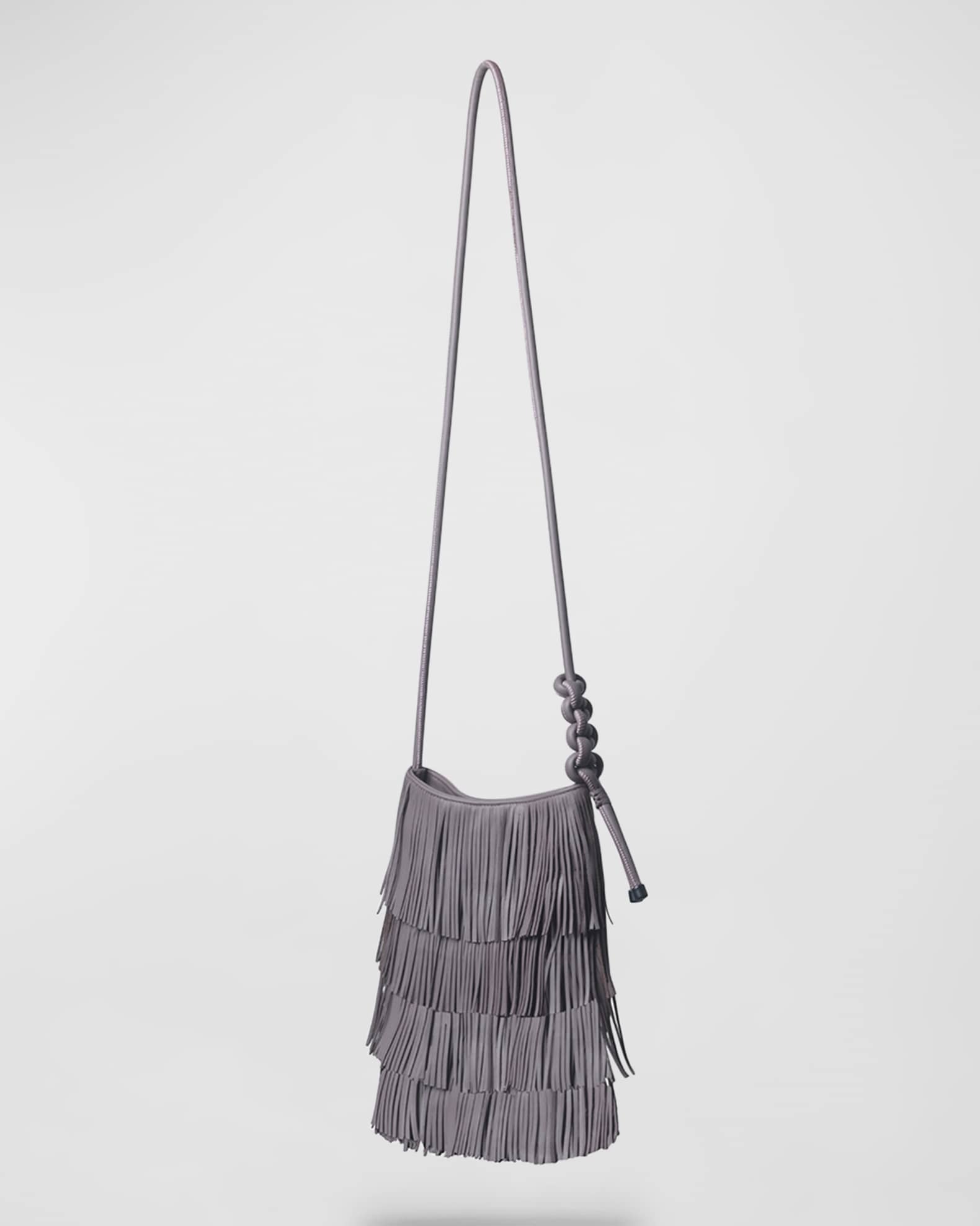 Callista Fringe Leather Crossbody Bag Neiman Marcus