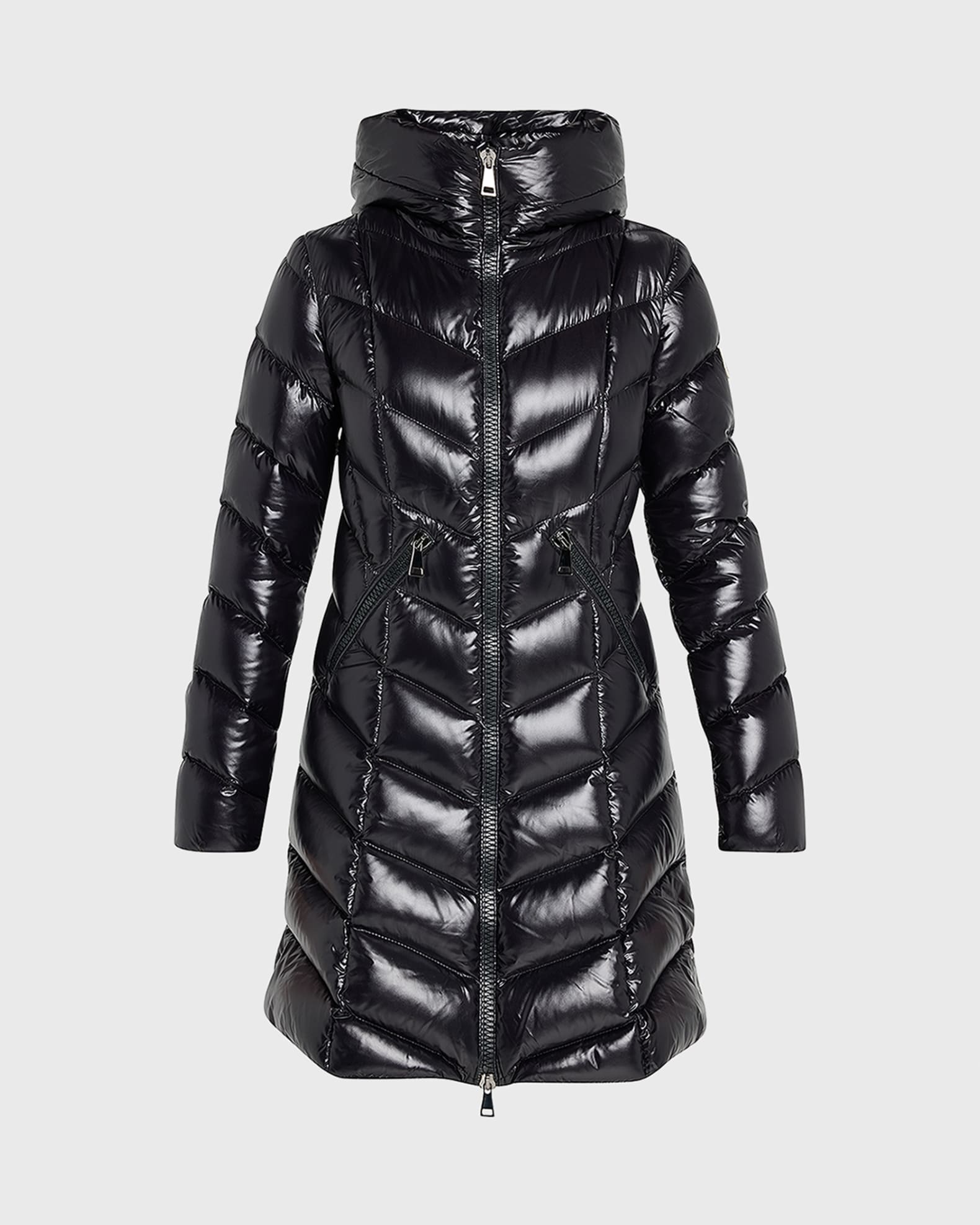 Moncler Maire Shiny Puffer Jacket with Removable Hood - Bergdorf Goodman