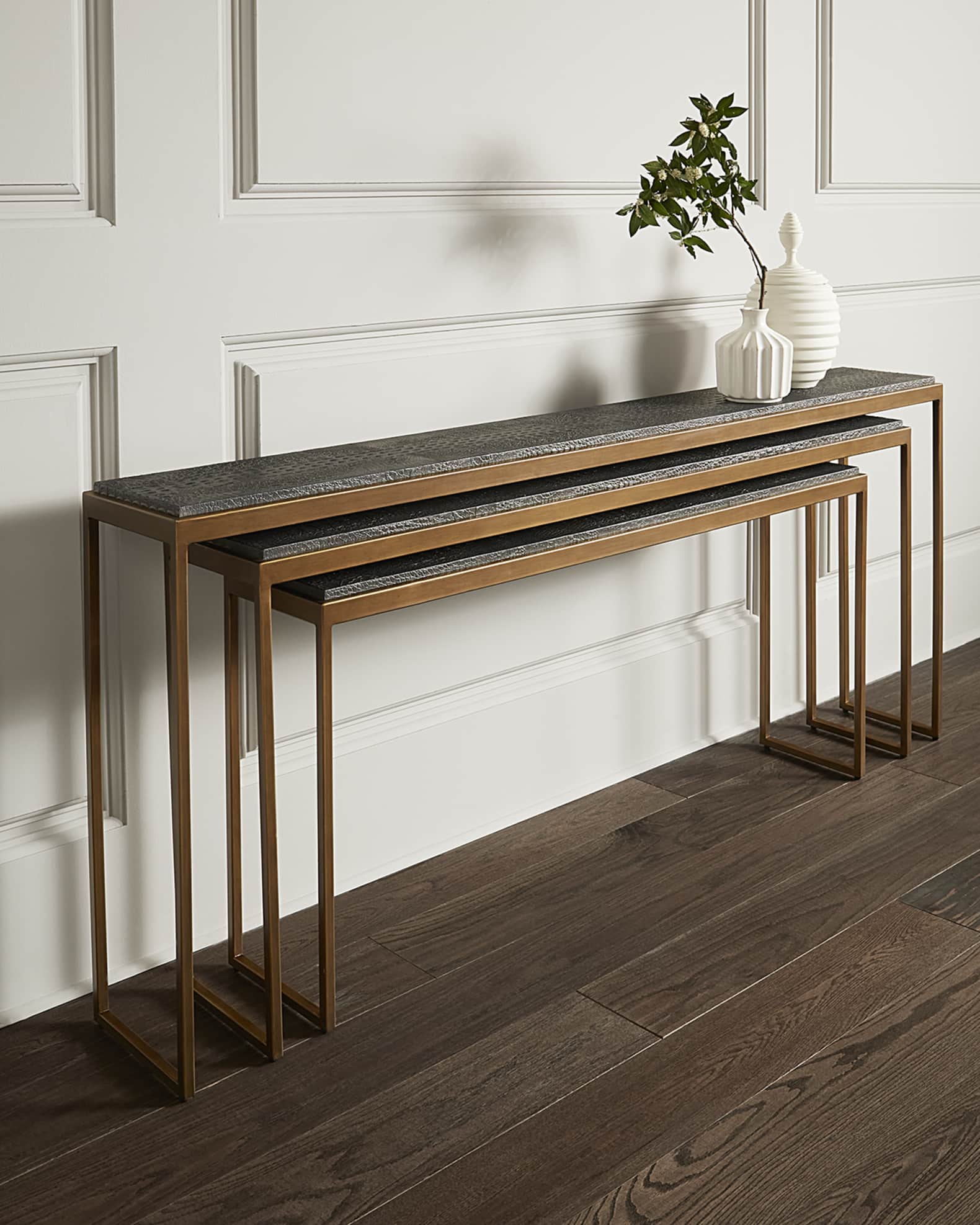 Nesting hotsell console tables