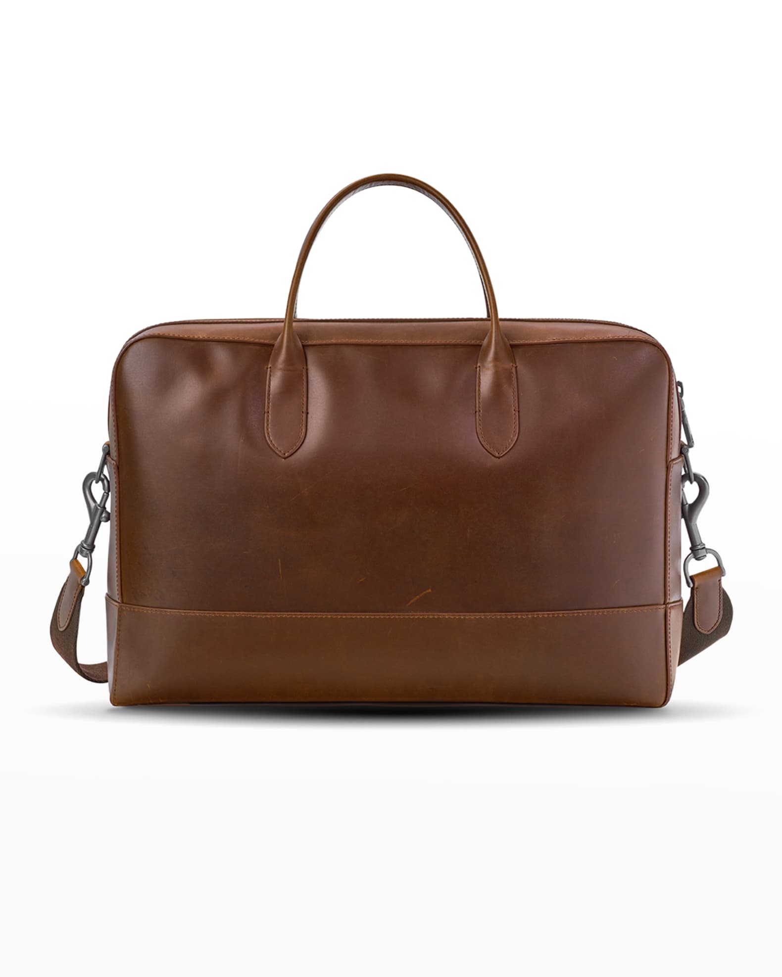 Shinola Men's Canfield 36Hour Navigator Leather Briefcase Neiman Marcus