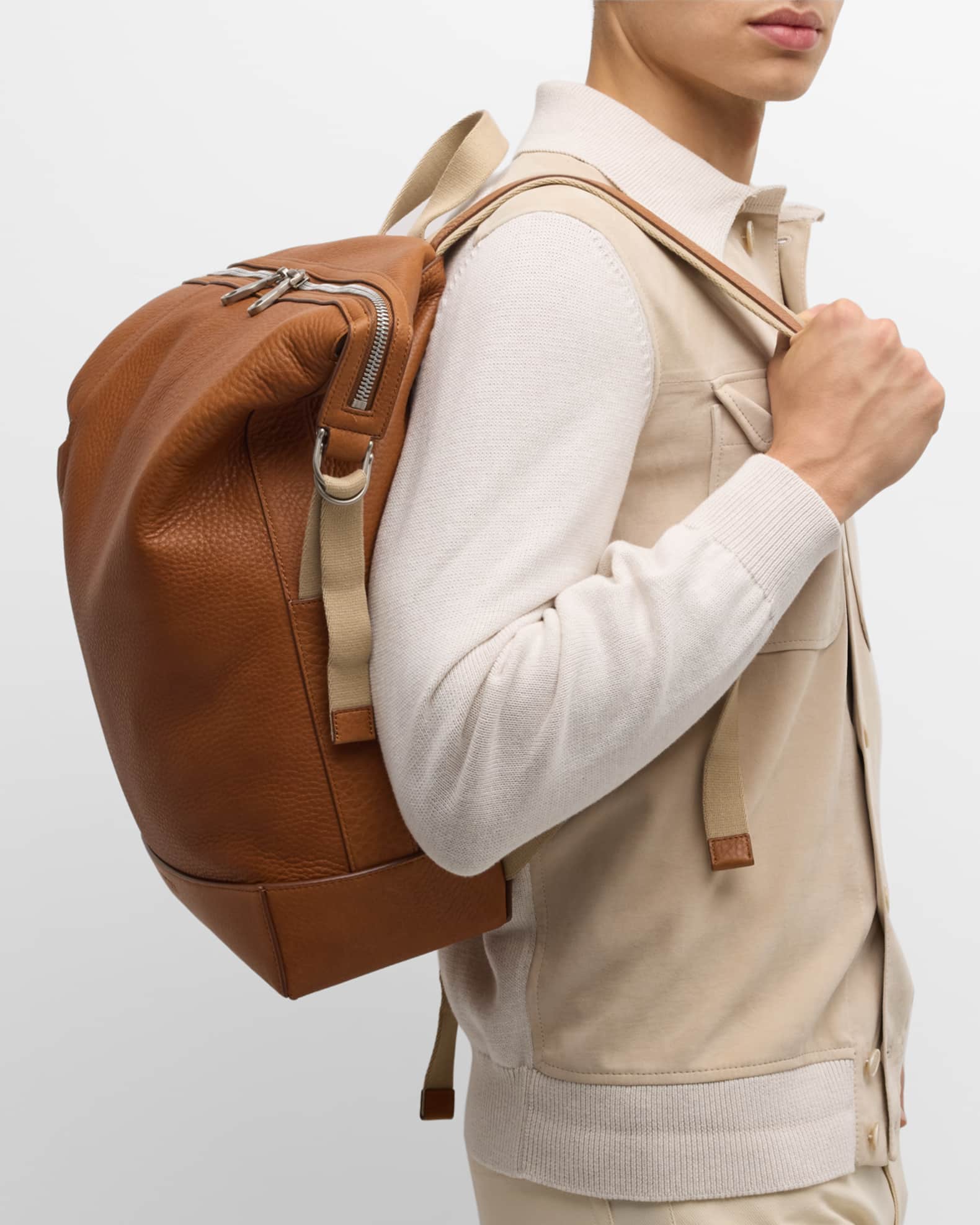 Men's Canfield Leather Backpack 1