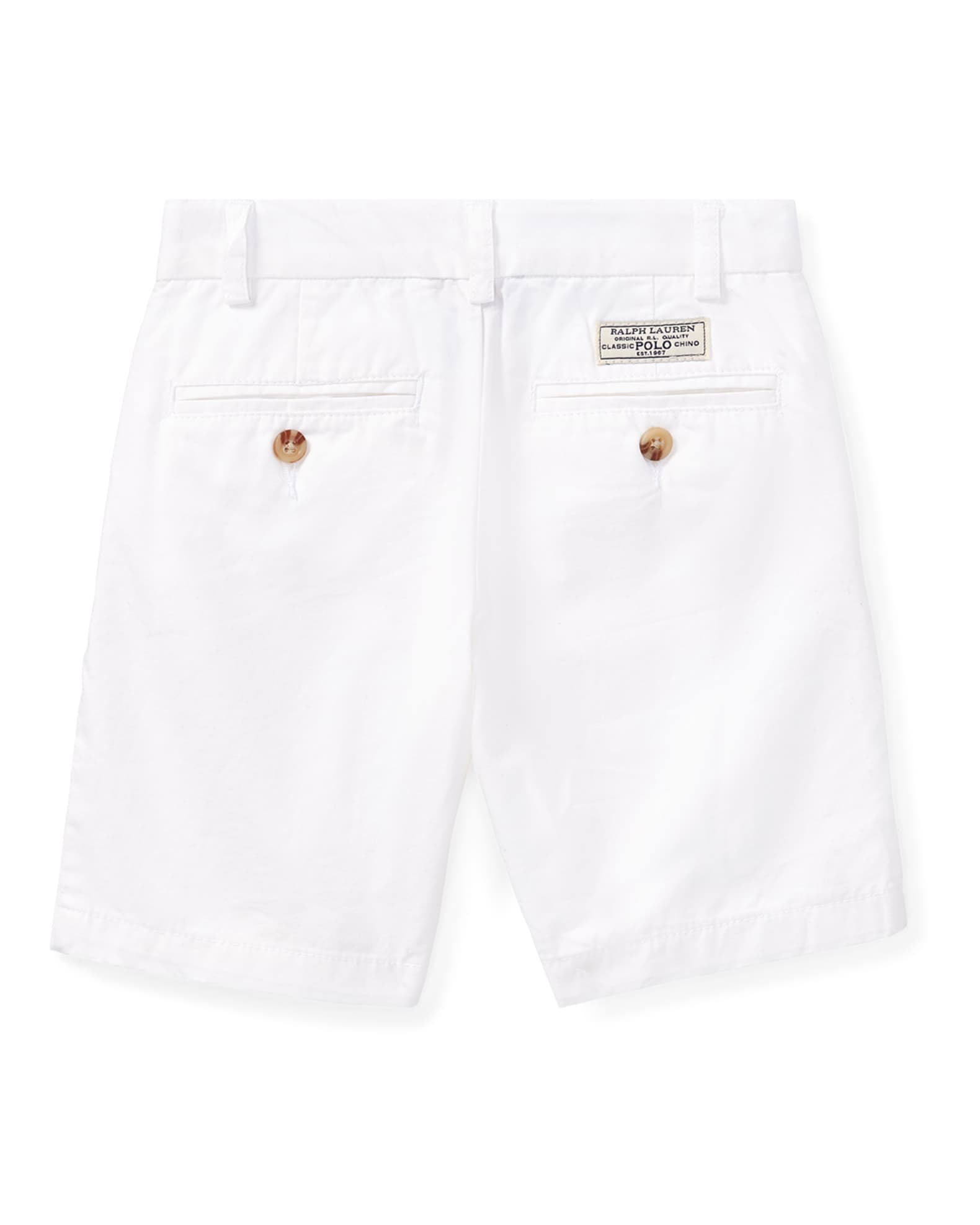Boy's Flat Front Chino Shorts, Size 2-7 1
