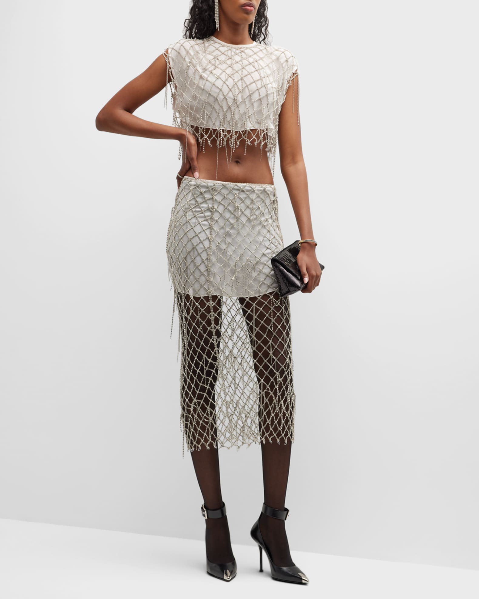 Rhinestone Chain-Link Collection | Neiman Marcus