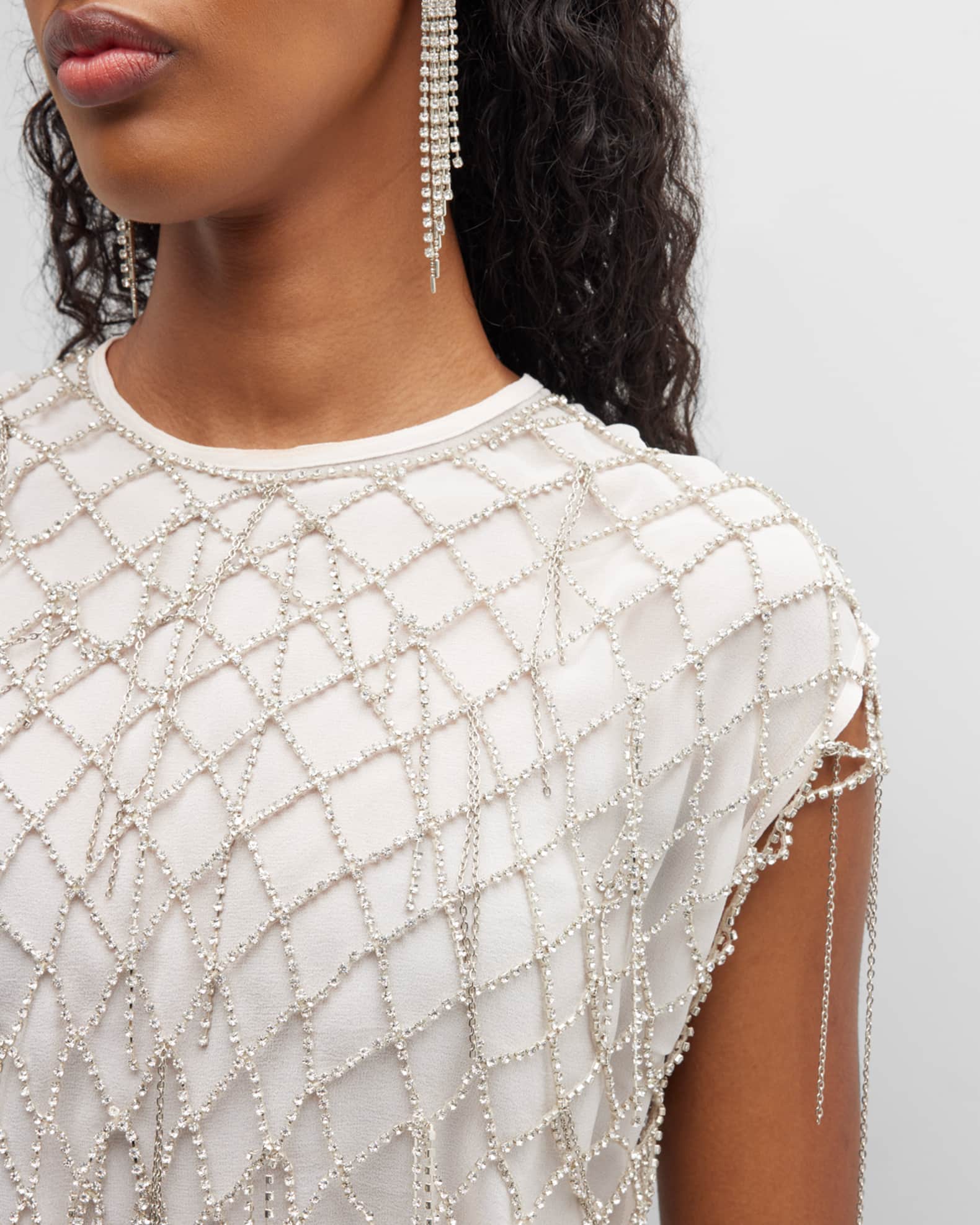 Rhinestone Chain-Link Collection | Neiman Marcus