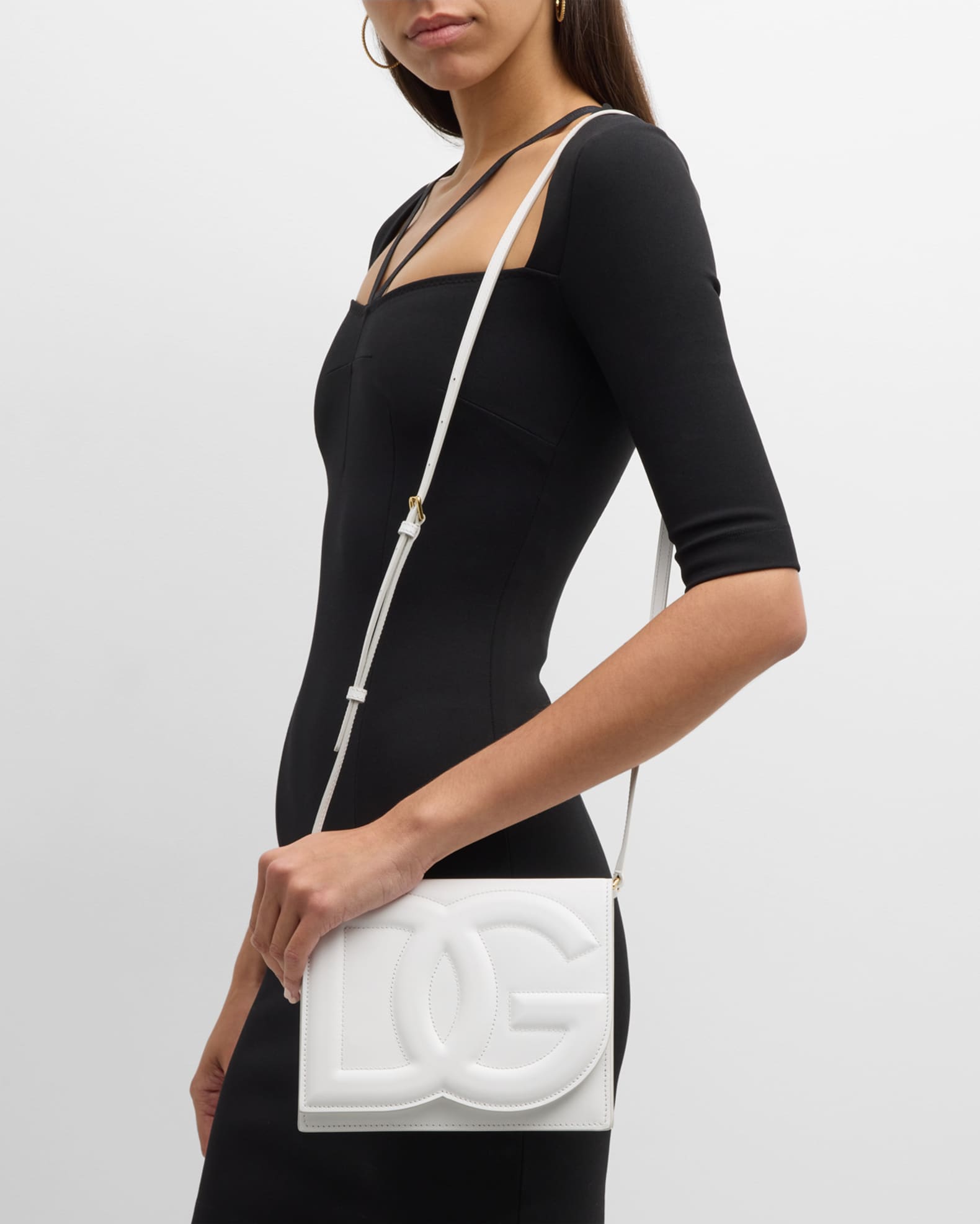 【超お買い得！】 Dolce&Gabbana DG Logo Flap Leather Shoulder Bag | Neiman Marcus バッグ