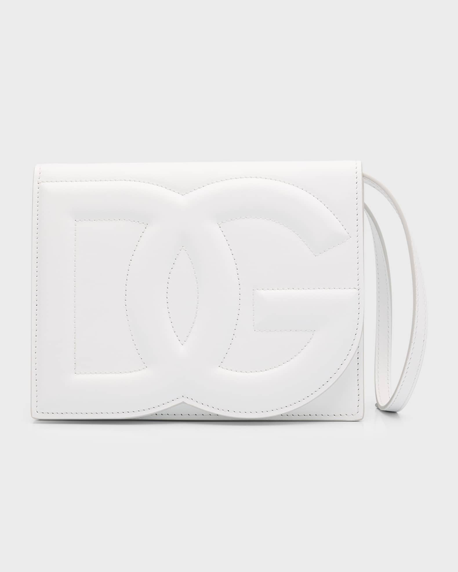 DG Logo Flap Leather Shoulder Bag 0