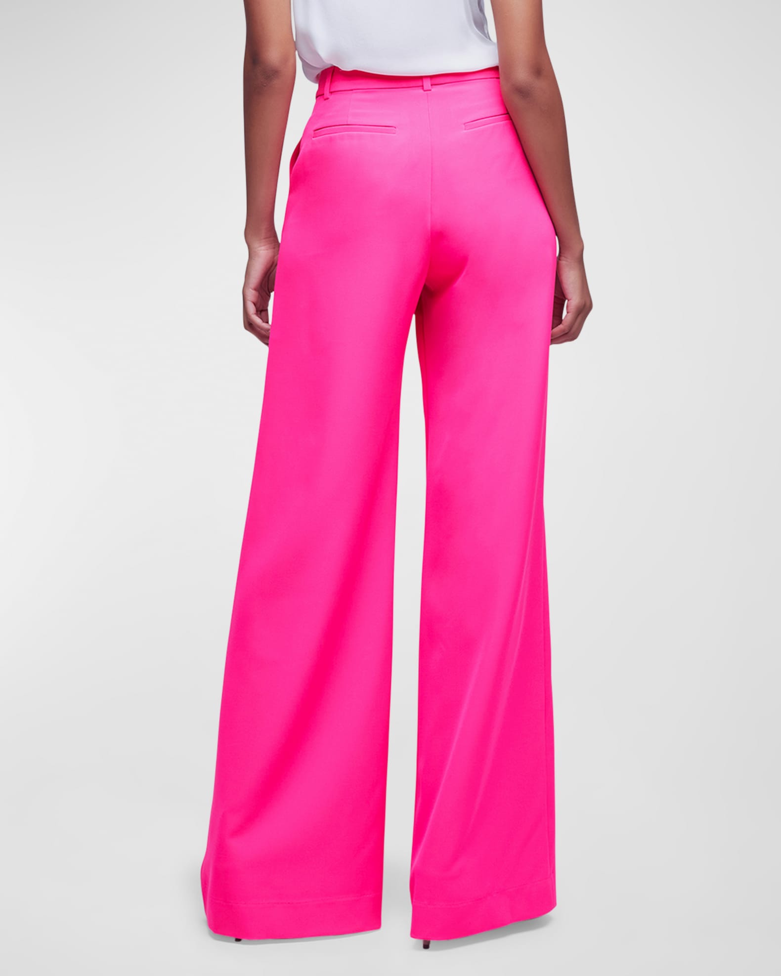 L'Agence Women's Madrid Wide Leg Knit Pant