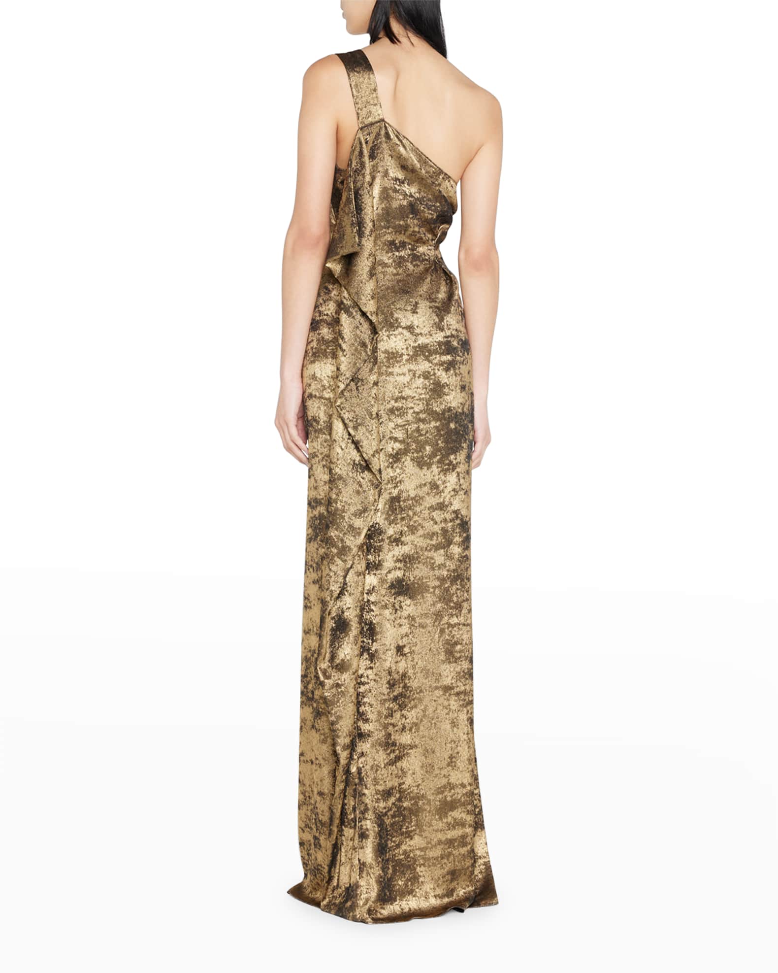 Libertine Pyrite One-Shoulder Gown | Neiman Marcus