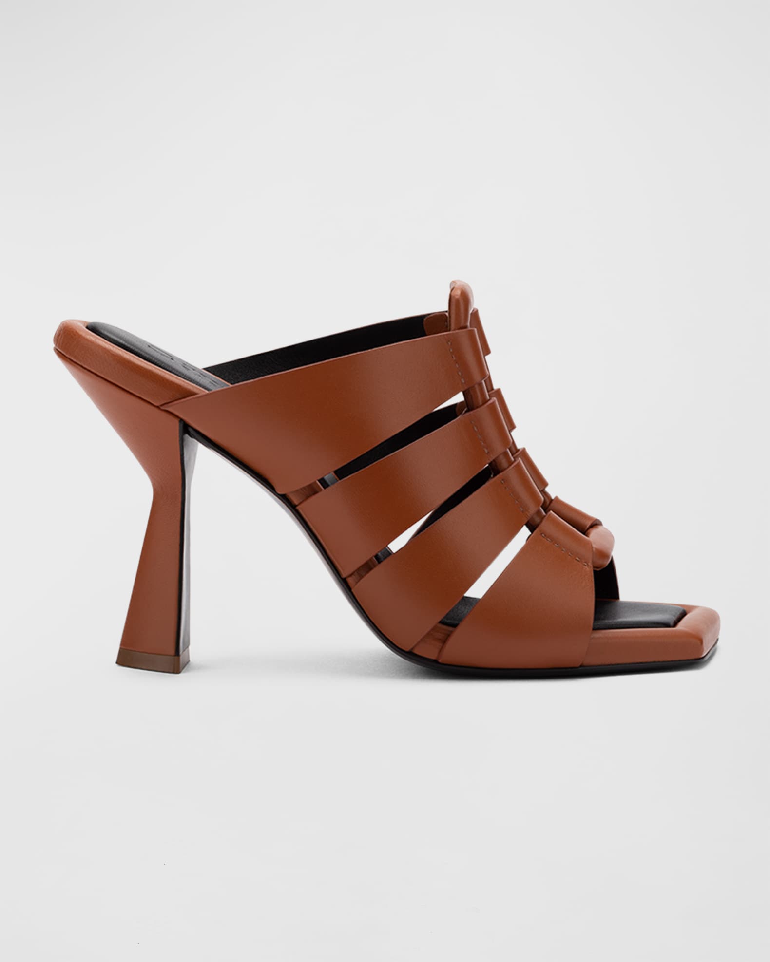 Mercedes Castillo Aria High-Heel Slide Sandals | Neiman Marcus