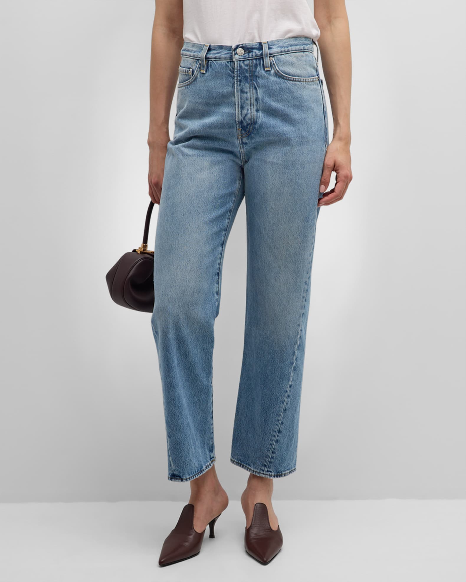 Jeans twisted leg cheap