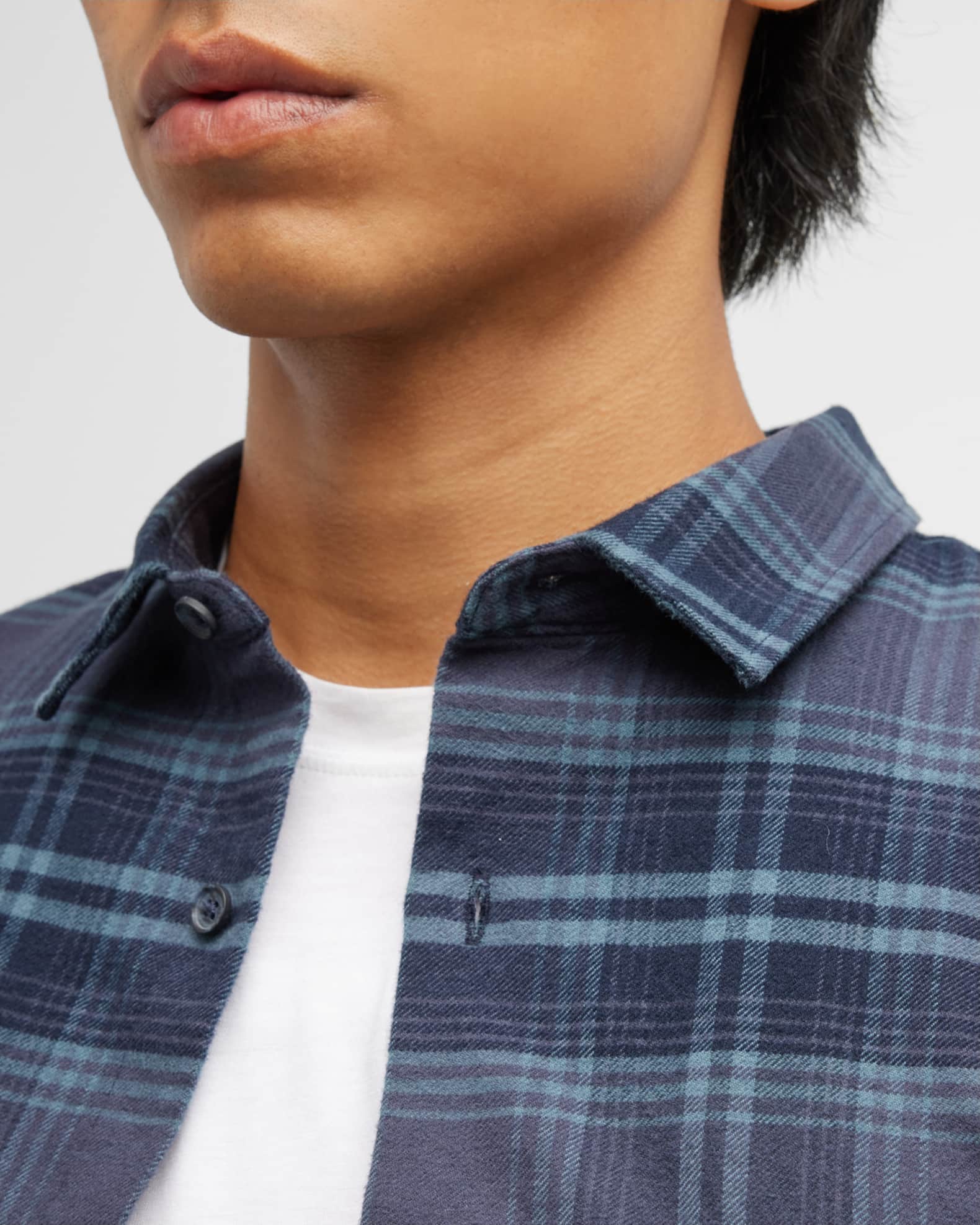 Lee Clean Western Shirt Maglietta, Plaid Ecru Ochre, S Uomo