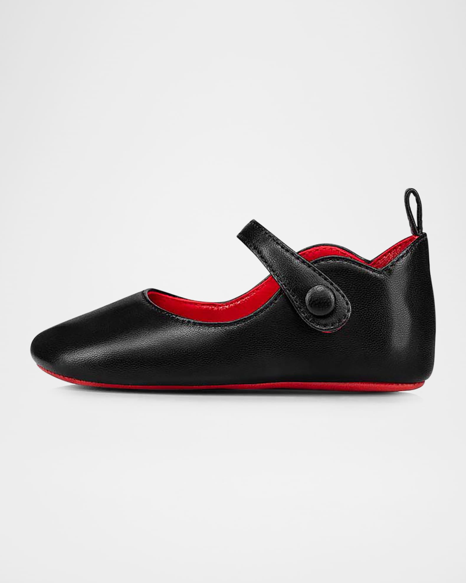 CHRISTIAN LOUBOUTIN: Louis Junior sneakers in split leather