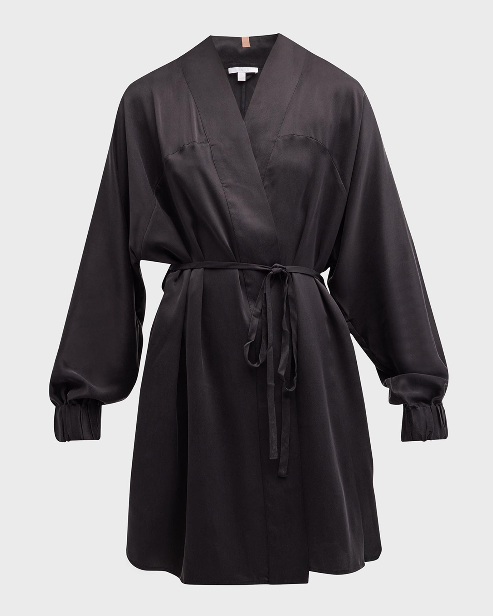 Lunya Washable Silk Short Robe | Neiman Marcus