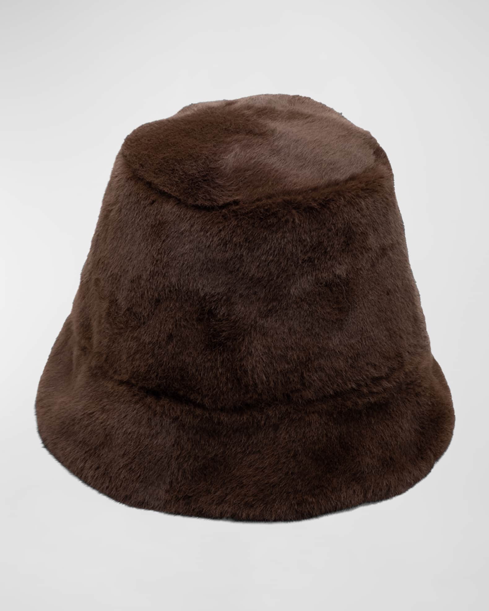 Eugenia Kim Charlie Faux Fur Bucket Hat | Neiman Marcus