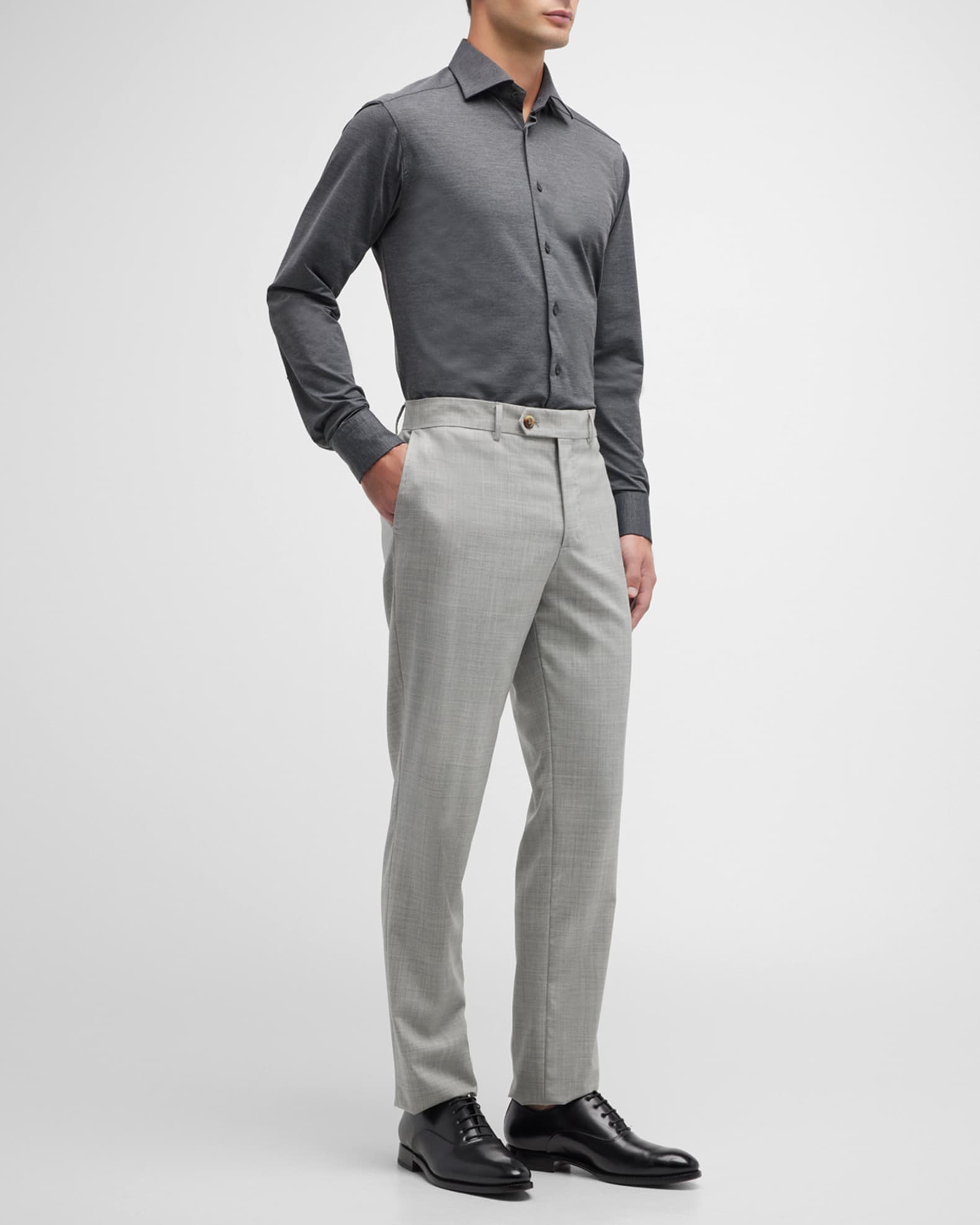 Eton Men's Slim Fit 4-Way Stretch Dress Shirt | Neiman Marcus