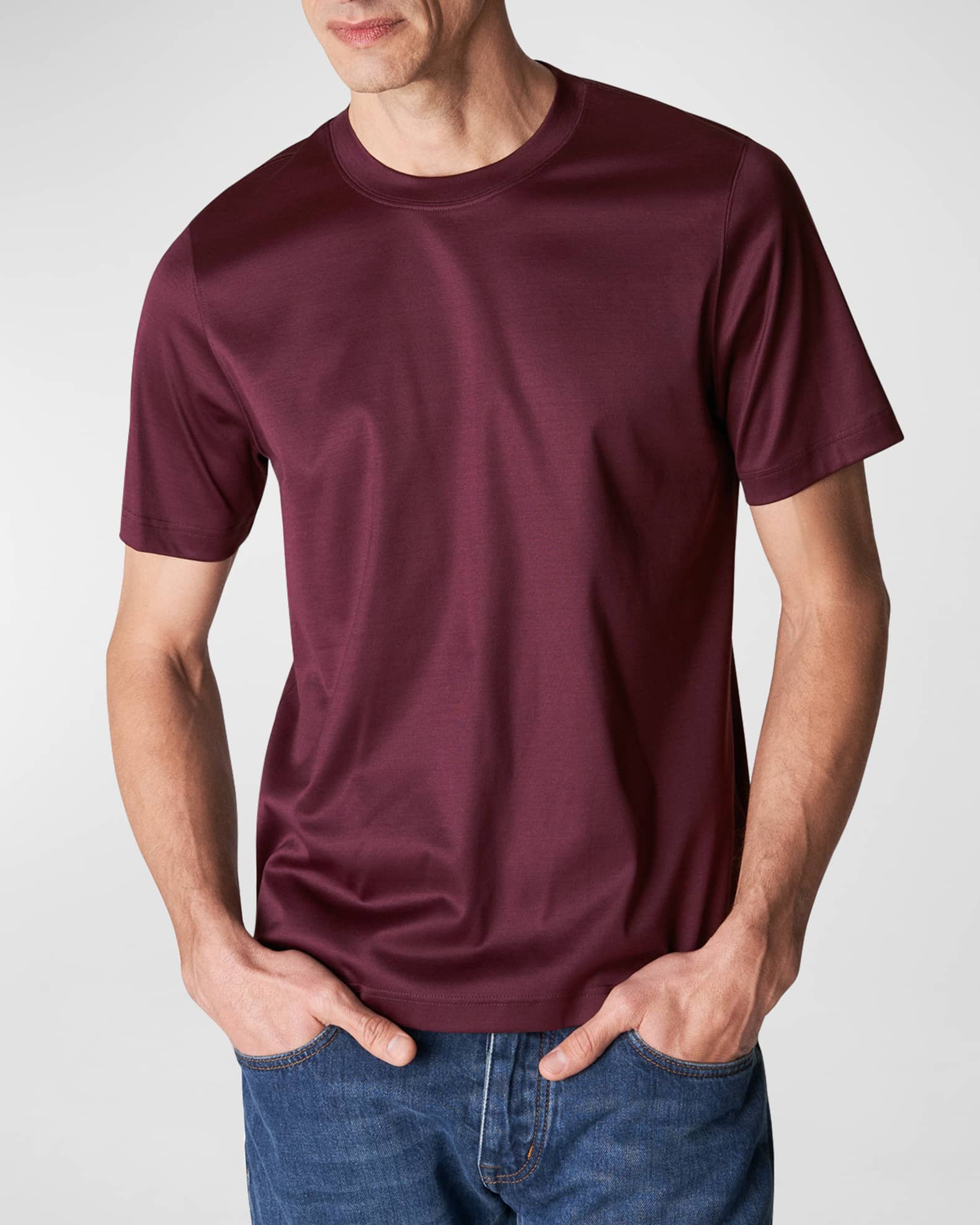 Mercerized Viscose Jersey T-shirt