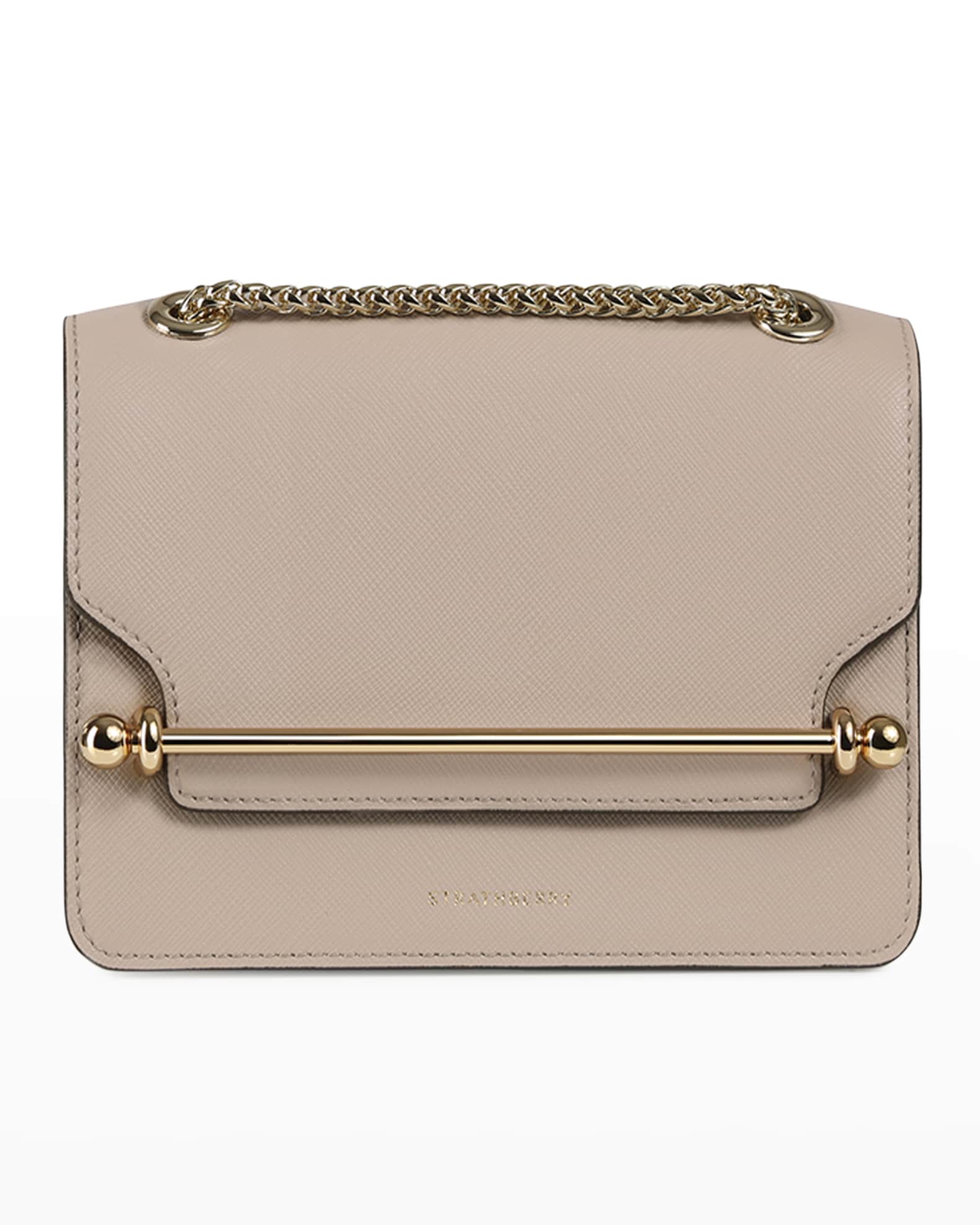 STRATHBERRY Mini Saffiano Leather Chain Crossbody Bag Neiman Marcus