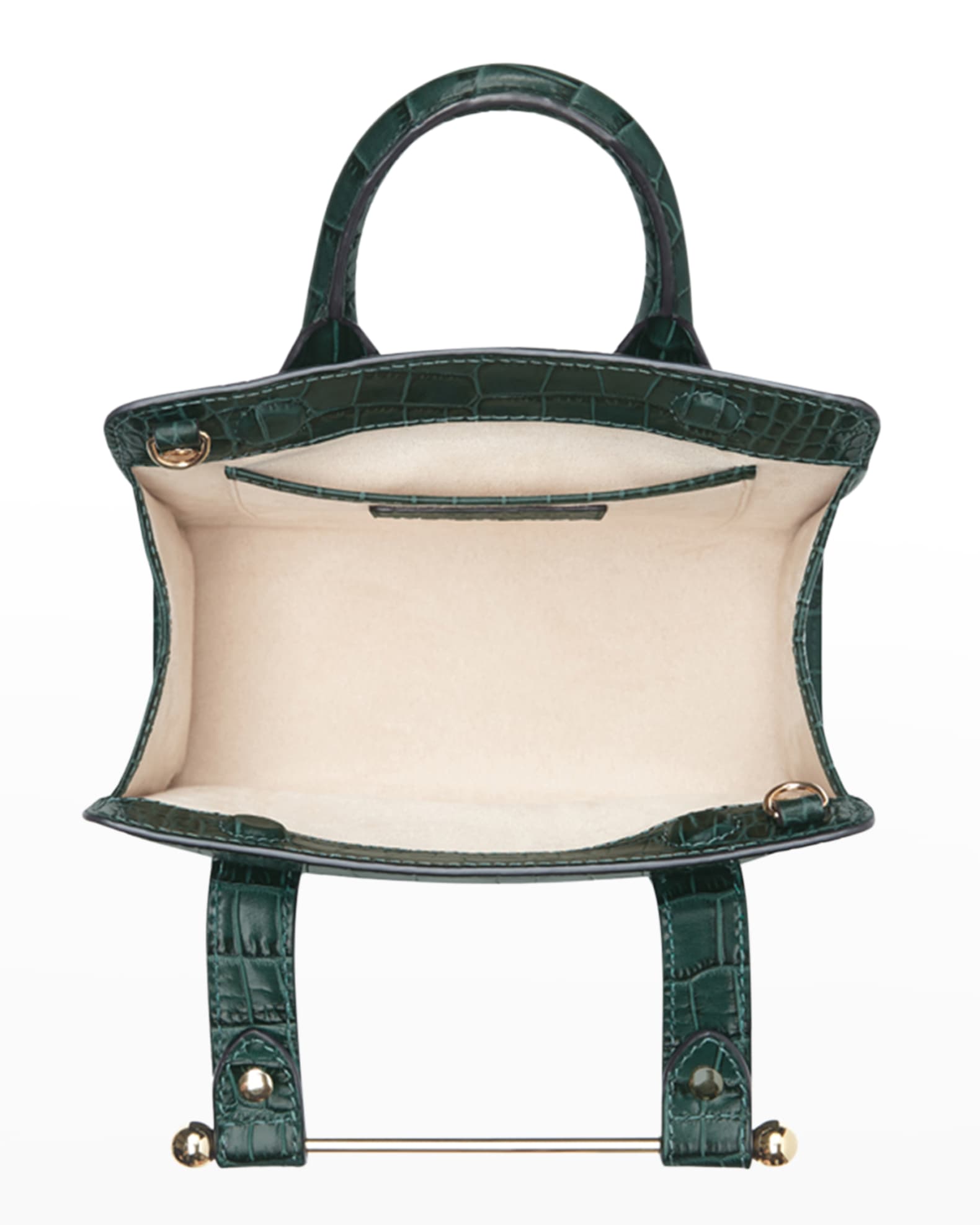 STRATHBERRY Nano CrocEmbossed TopHandle Bag Neiman Marcus