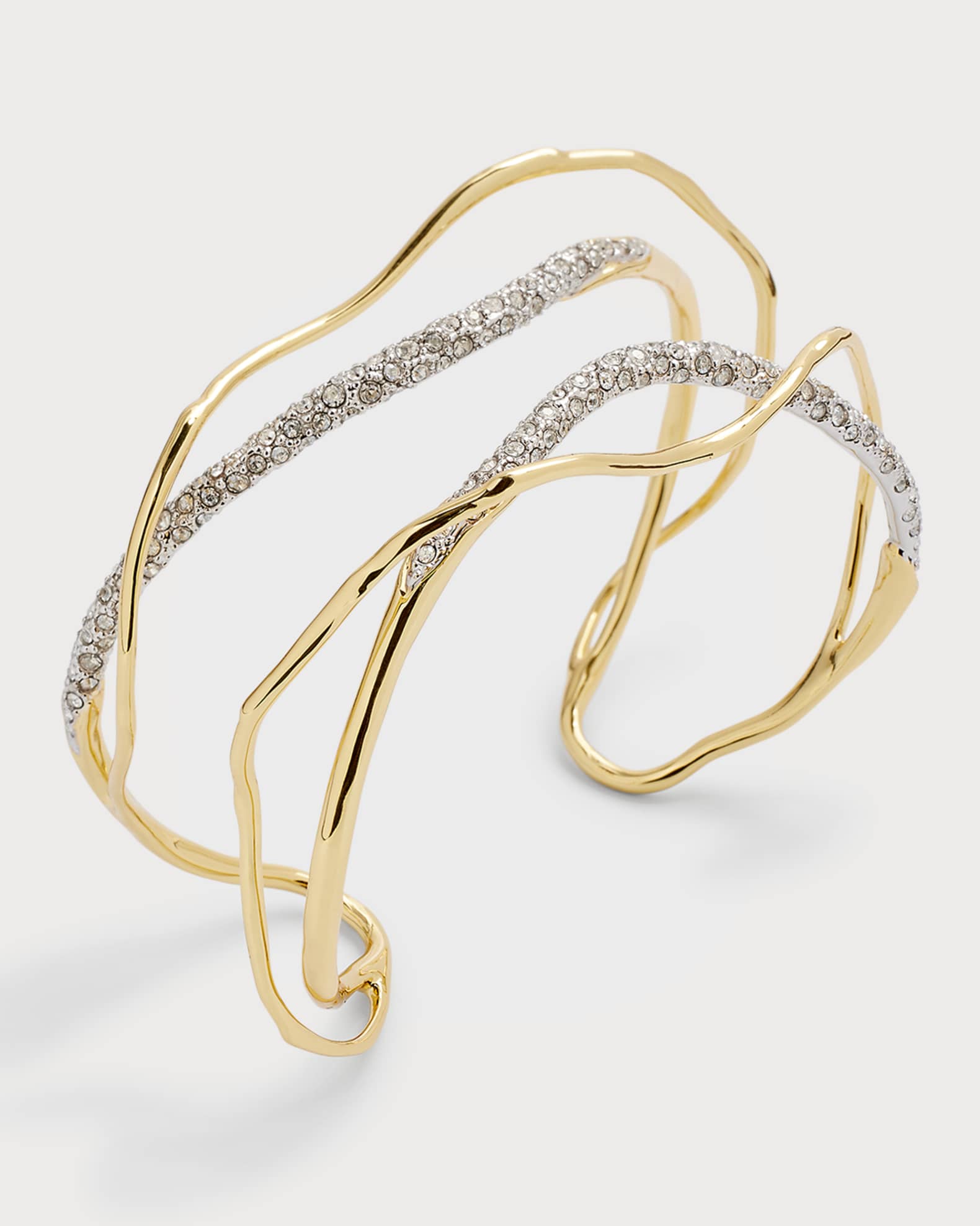 Alexis Bittar Solanales Crystal Cuff Bracelet | Neiman Marcus