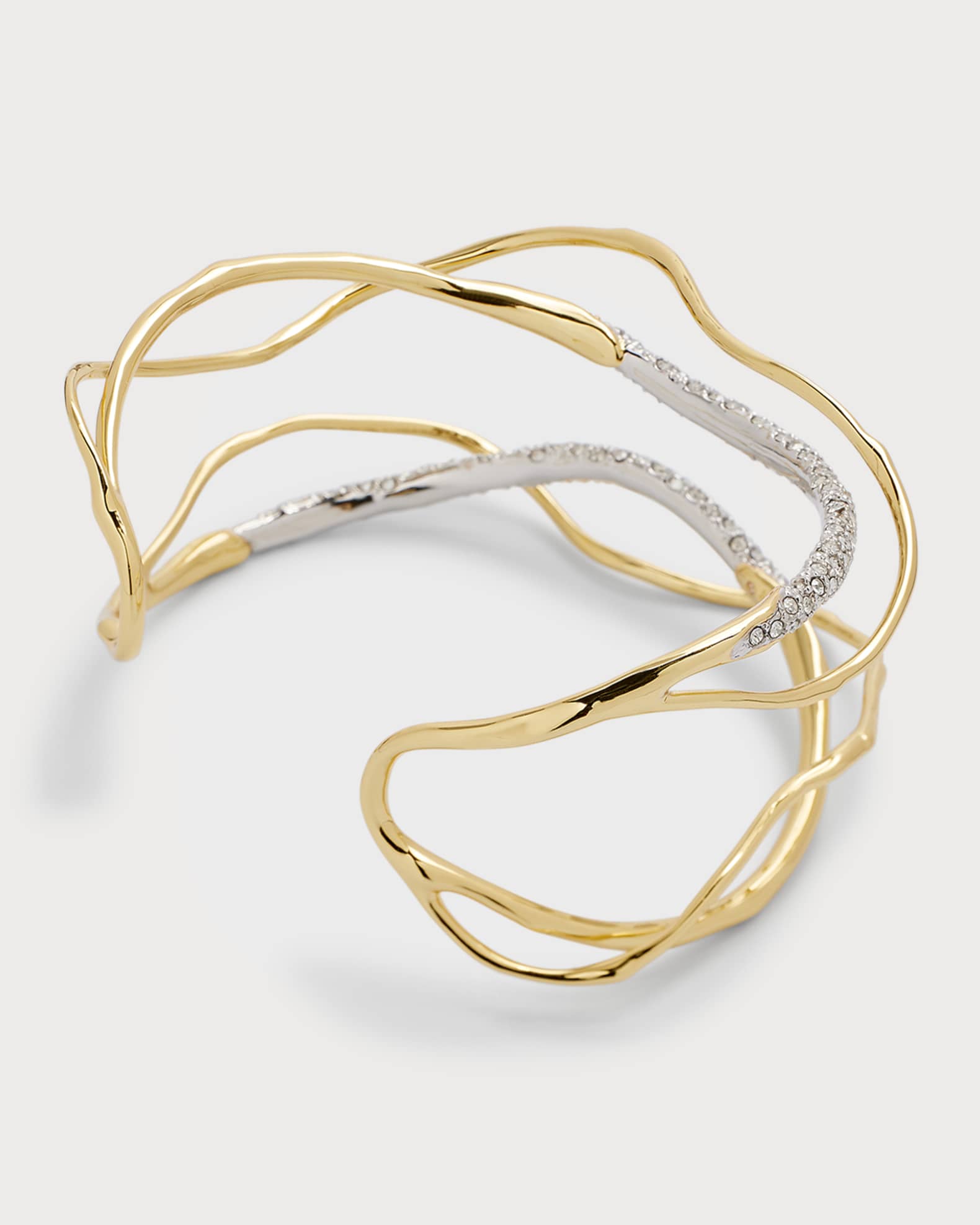 Alexis Bittar Solanales Crystal Cuff Bracelet | Neiman Marcus