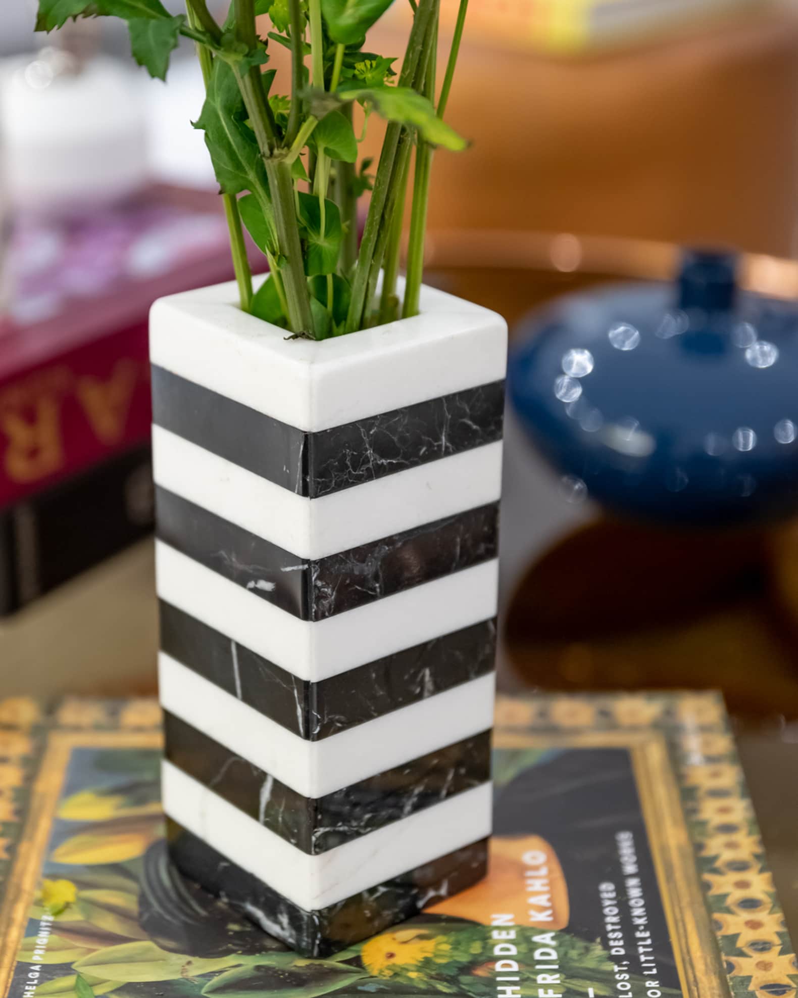 Zebra Stripe Flower Pot  1