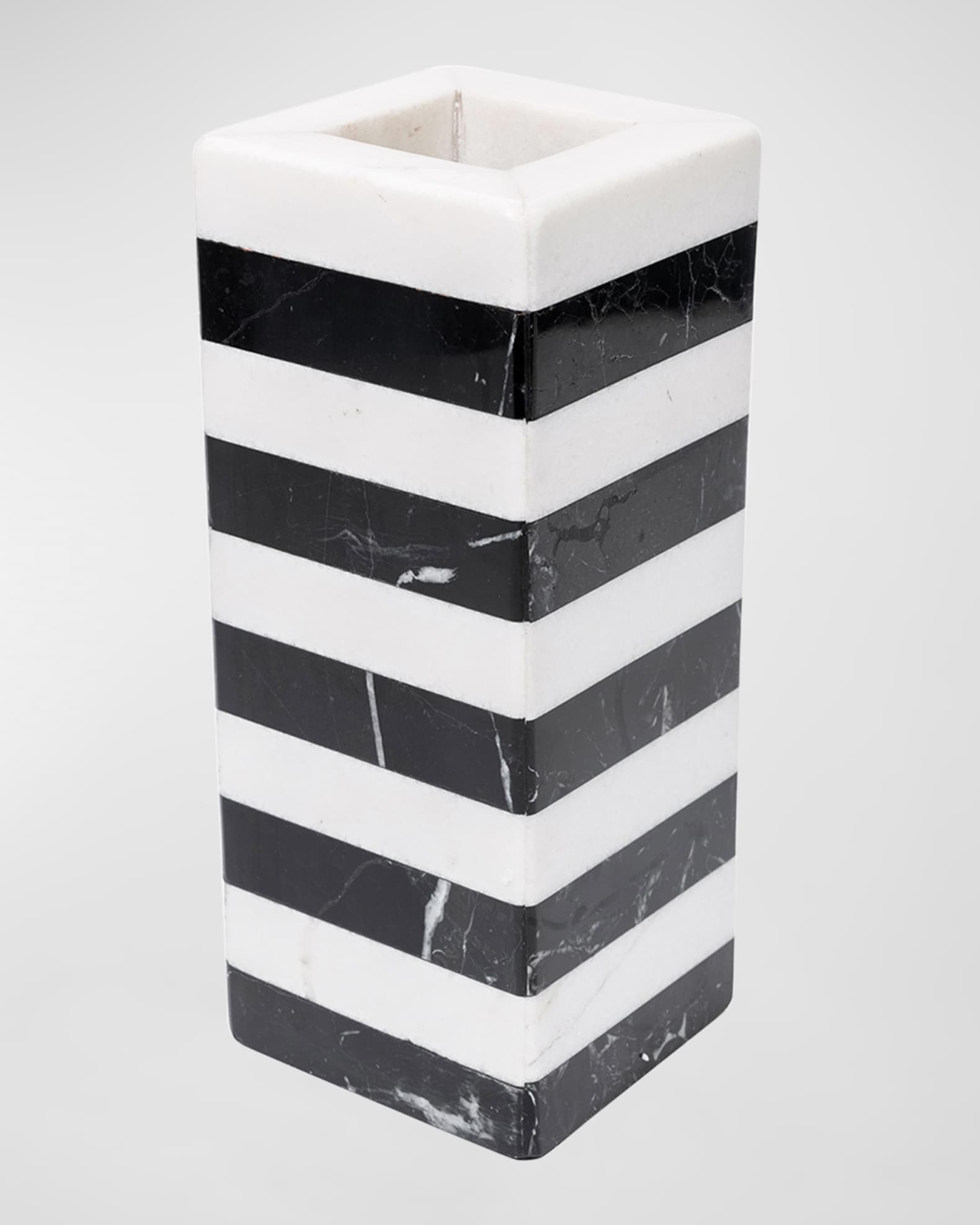 Zebra Stripe Flower Pot  0