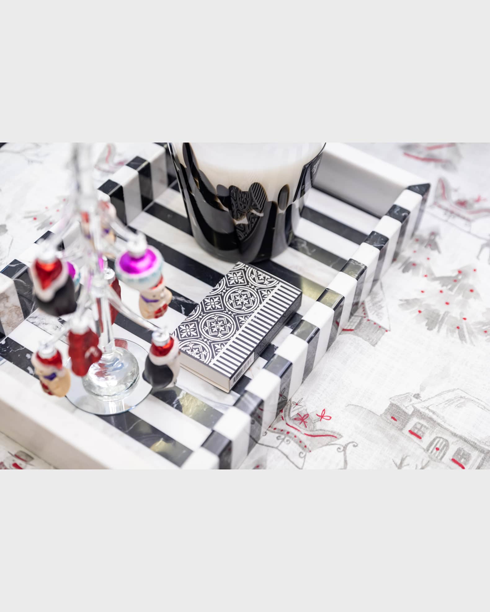 Medium Striped Tray  1