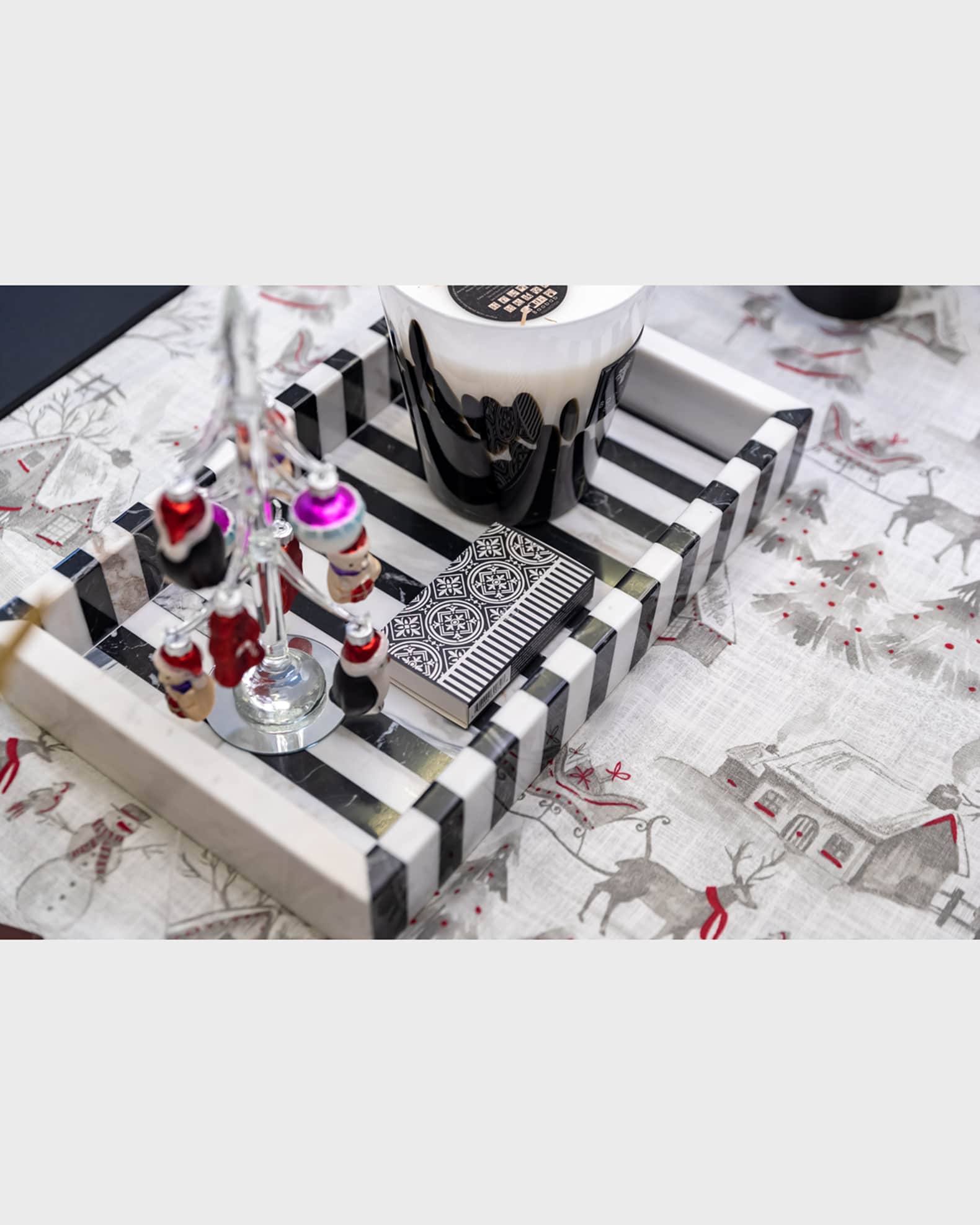 Medium Striped Tray  0