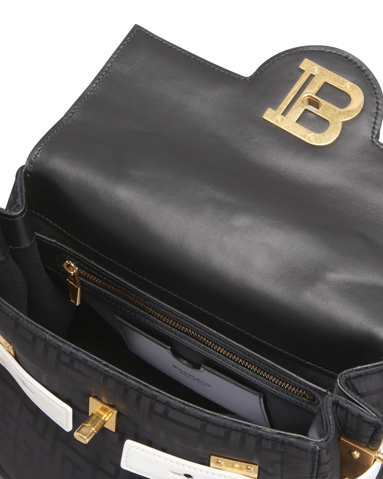 Balmain BBuzz 23 Monogram Nylon Crossbody Bag Neiman Marcus