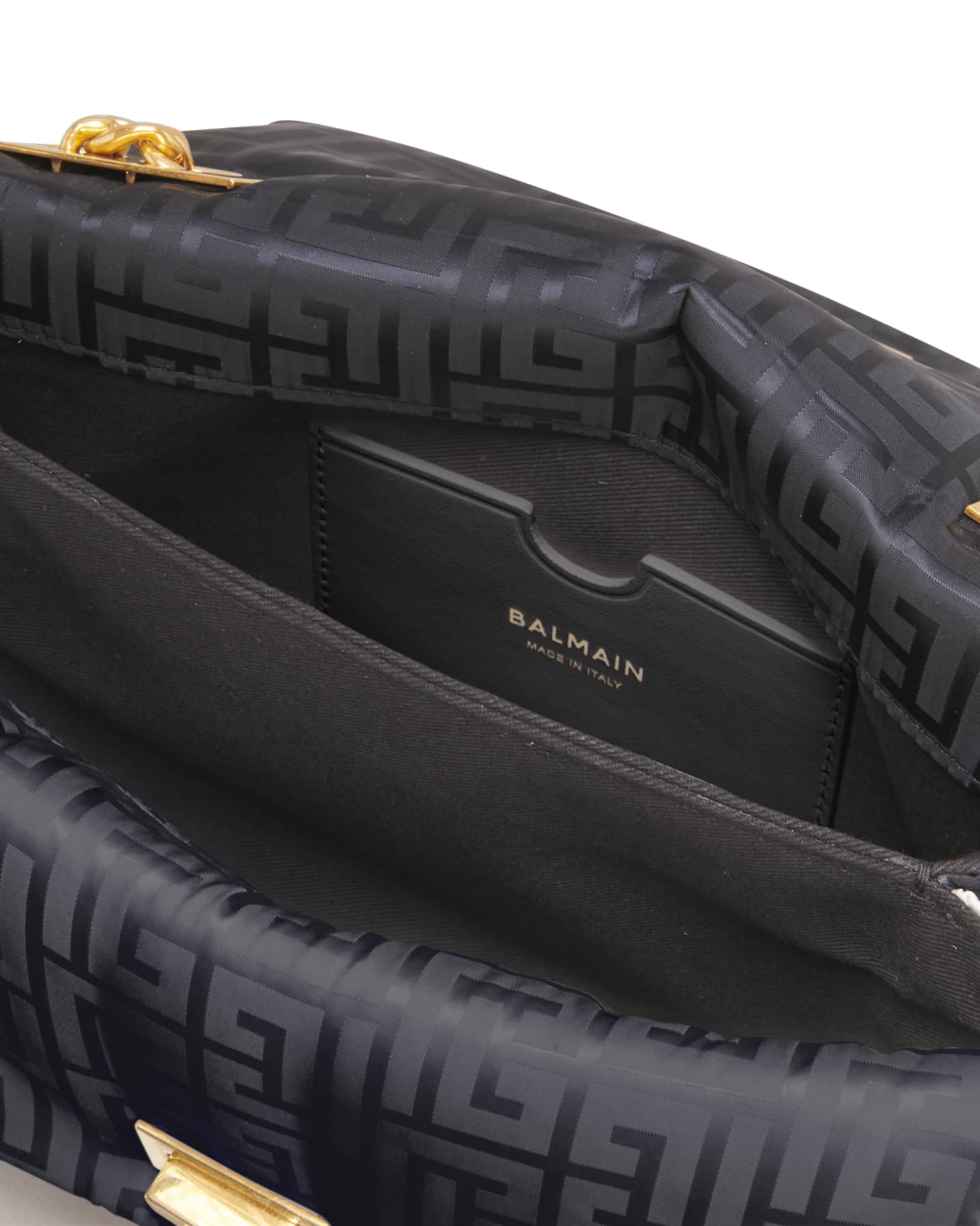 Balmain 1945 Small Monogram Nylon Crossbody Bag Neiman Marcus