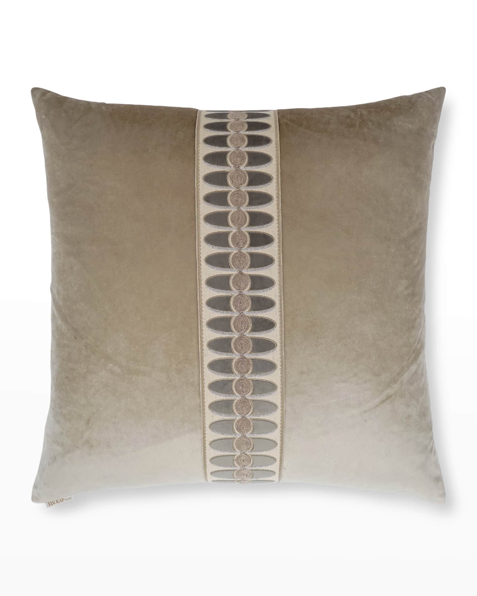 Mati Velvet Throw Pillow, 24" x 24" 1