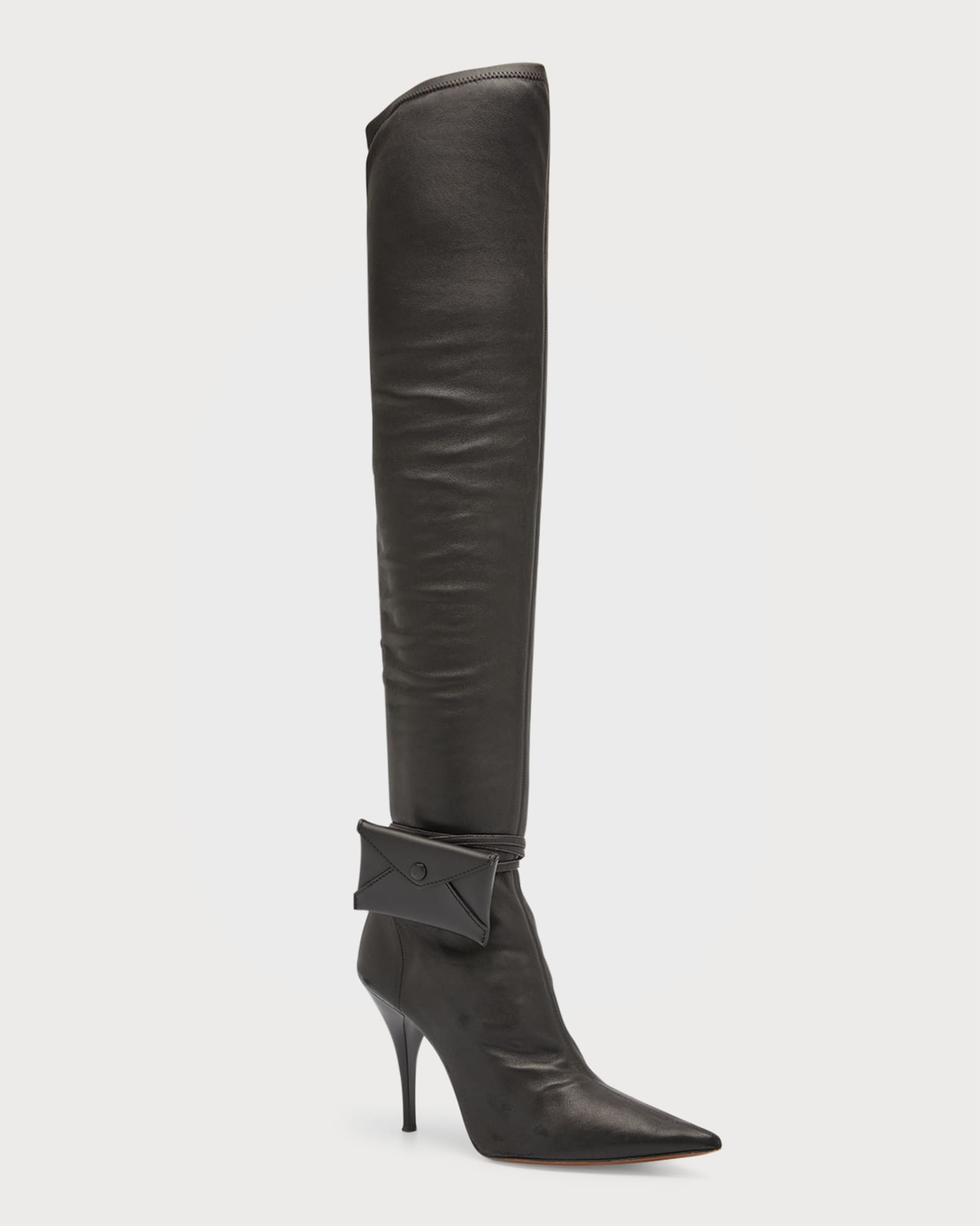 Neous Zavi Over-the-Knee Leather Stiletto Boots | Neiman Marcus
