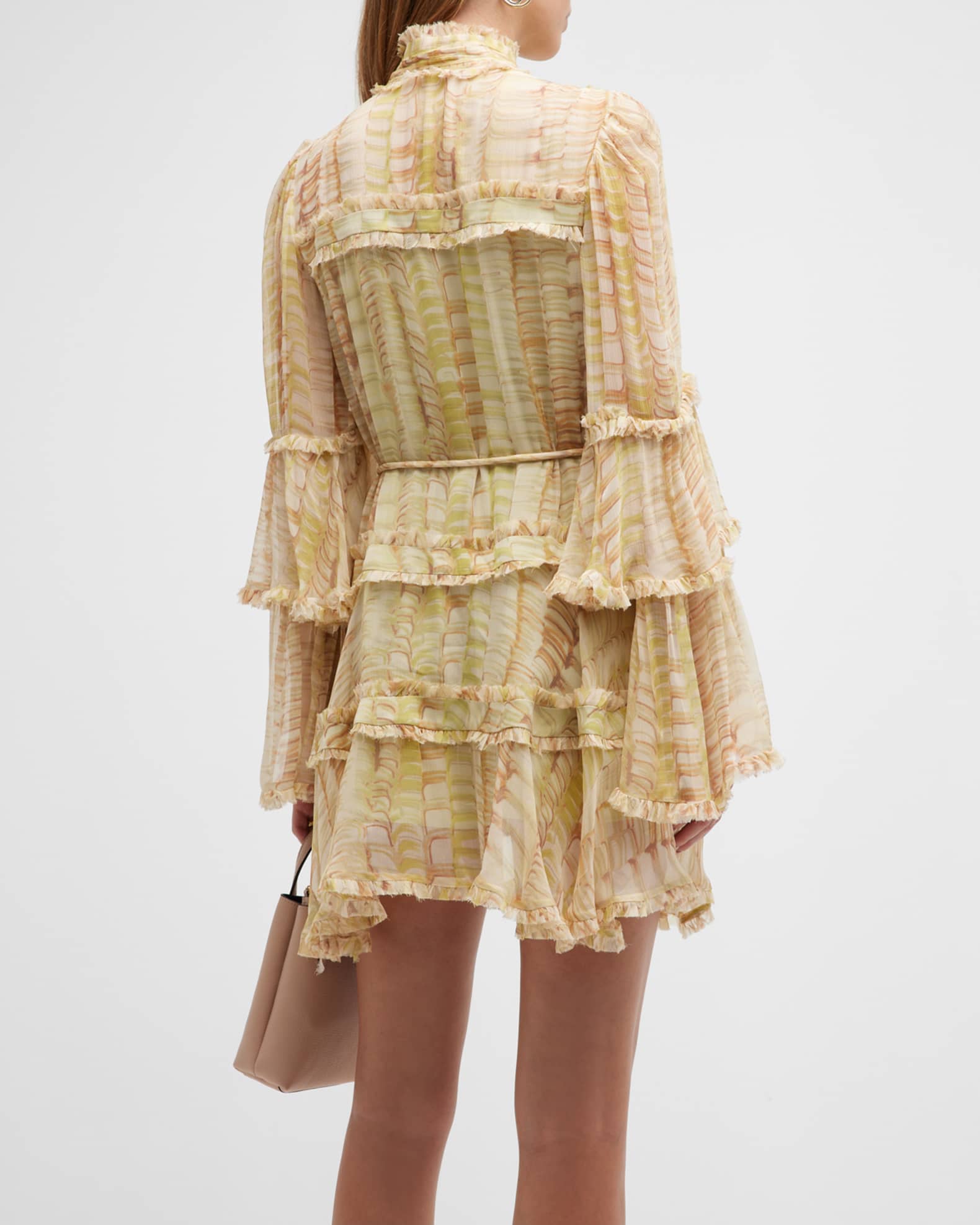 Alexis Ruffle Collar Lace Dress main image 0