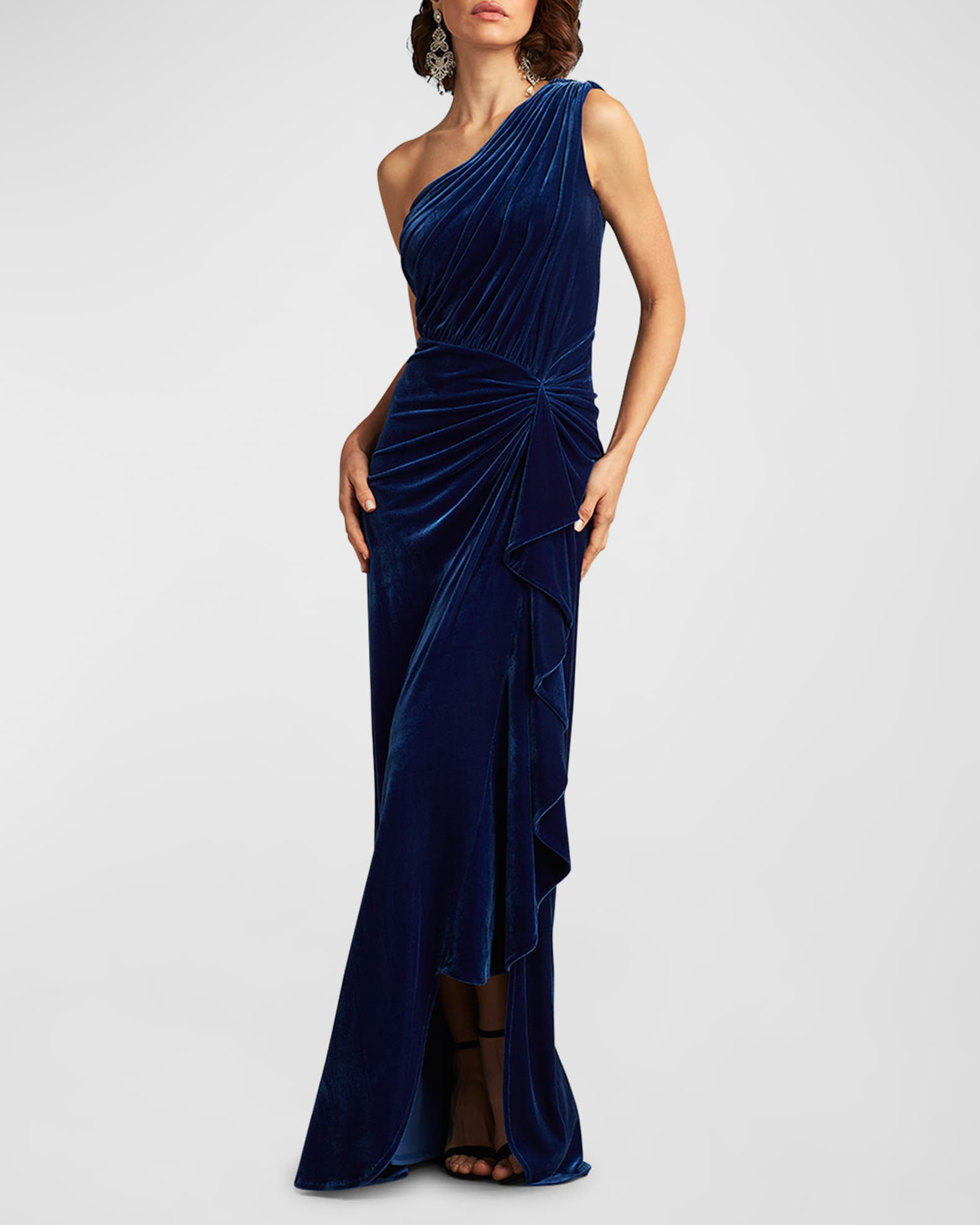Velvet one store piece gown