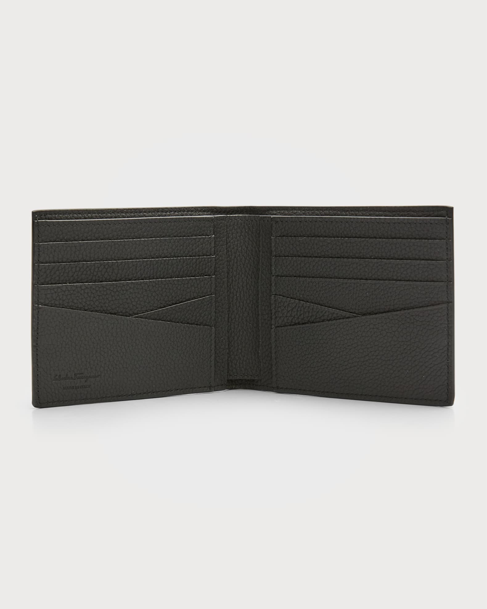 Saint Laurent Men's Leather Bifold Wallet - Ivory/Cream - Size One Size - Multi Choc