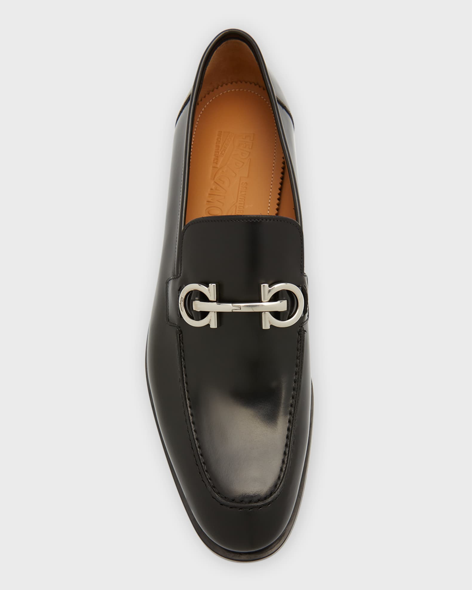 Benedict Gancini Leather Loafers main image 1