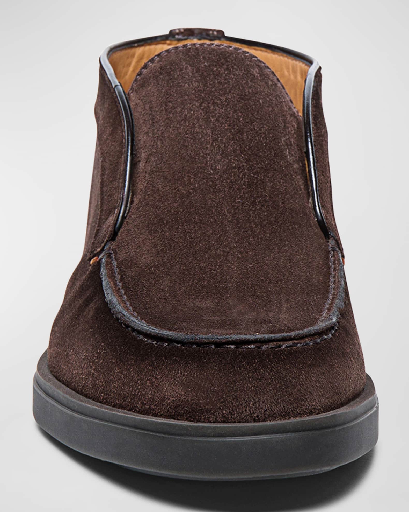 mens slip on chukka boots