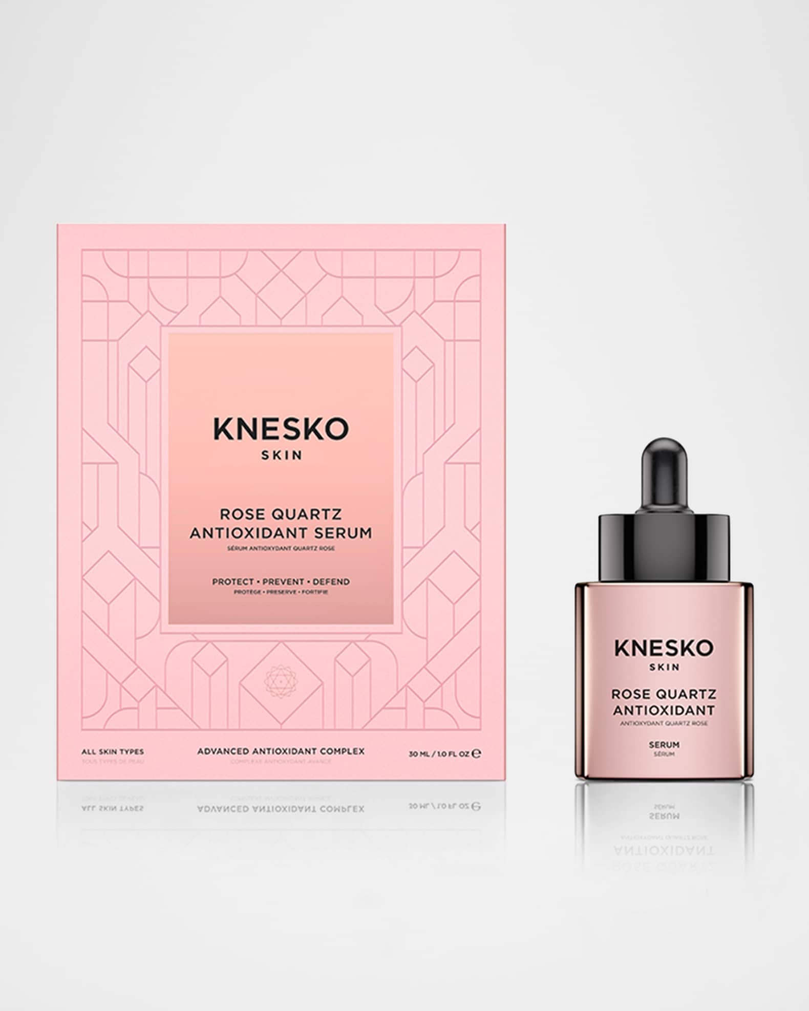 Knesko Skin Rose Quartz Antioxidant Serum, 1 oz.