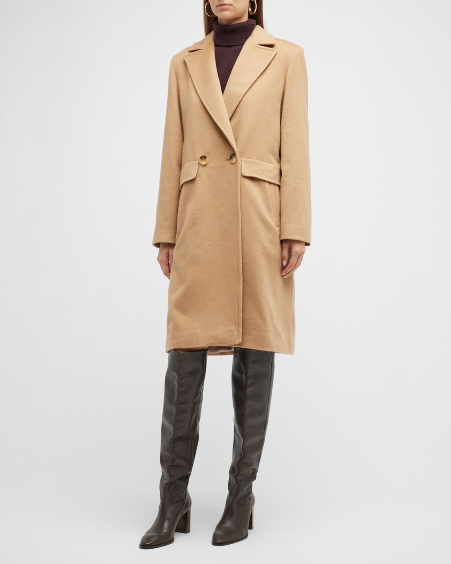Cashmere Trench Coat Long Cashmere Kensington Trench Coat In Trail