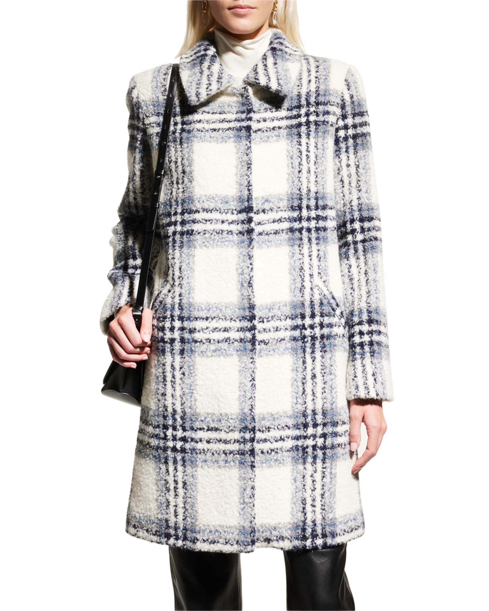 Sofia Cashmere Alpaca Boucle Coat | Neiman Marcus