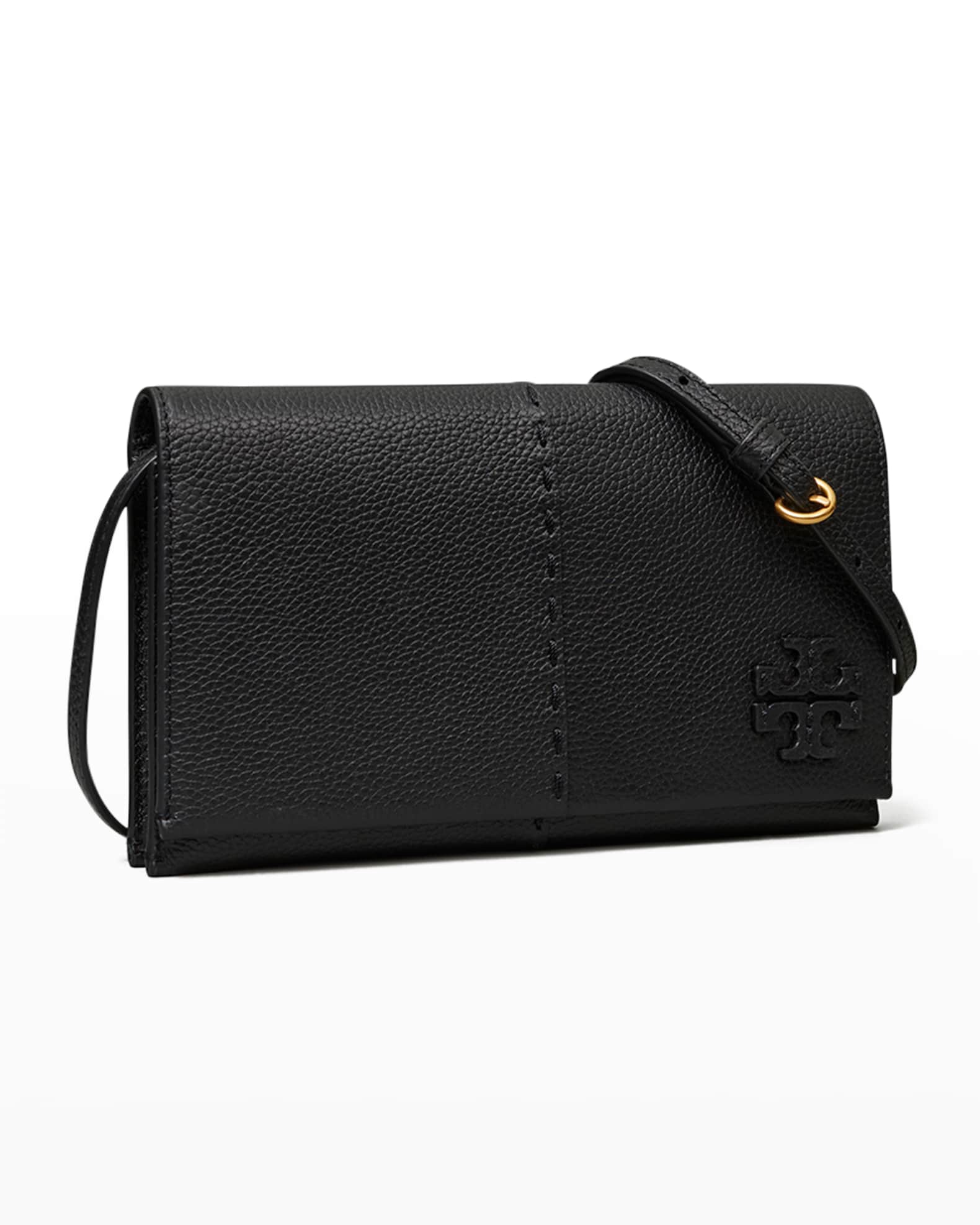 Tory Burch McGraw Wallet Leather Crossbody Bag Neiman Marcus