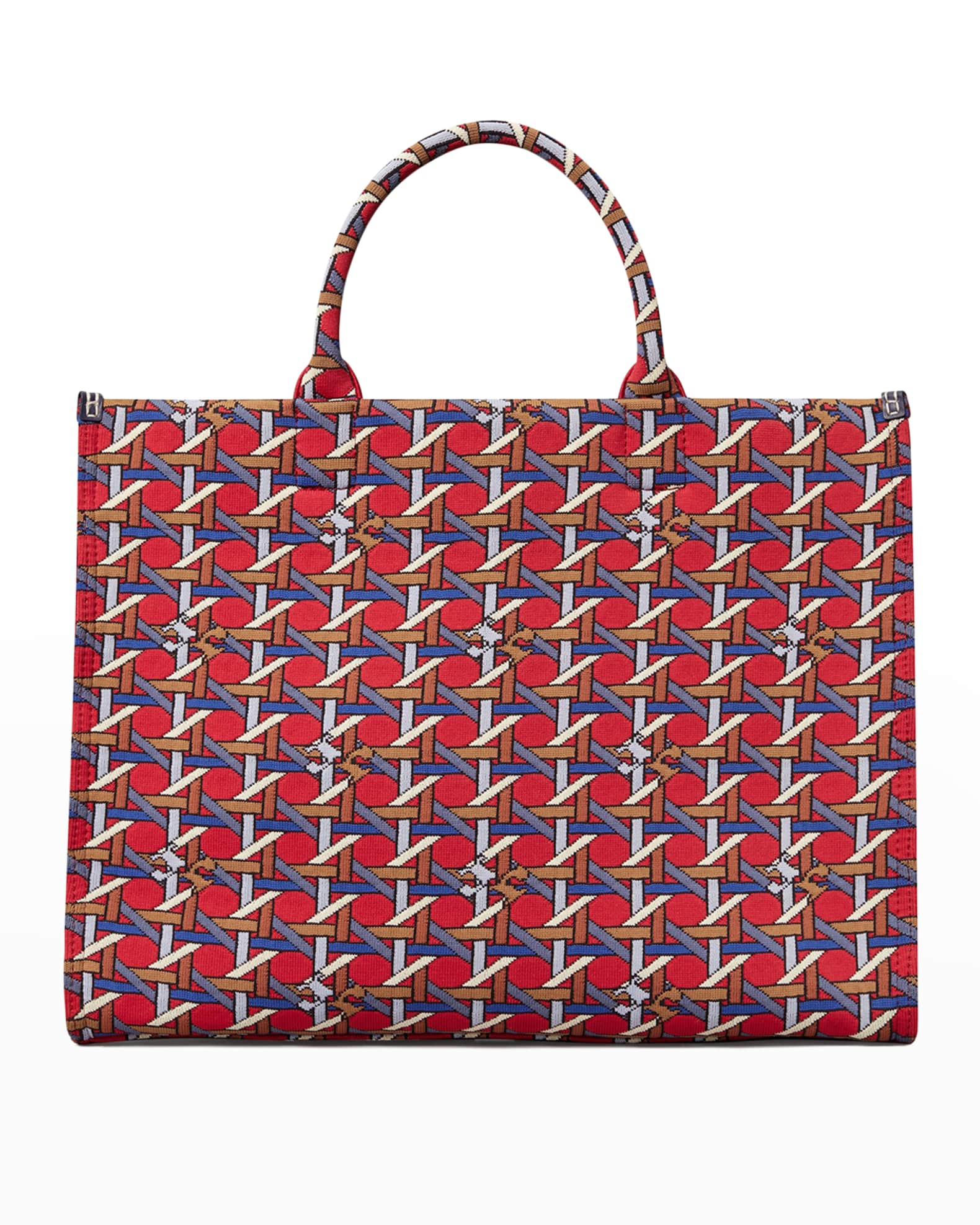 Tory Burch Ella Circular Knit Tote Bag | Neiman Marcus