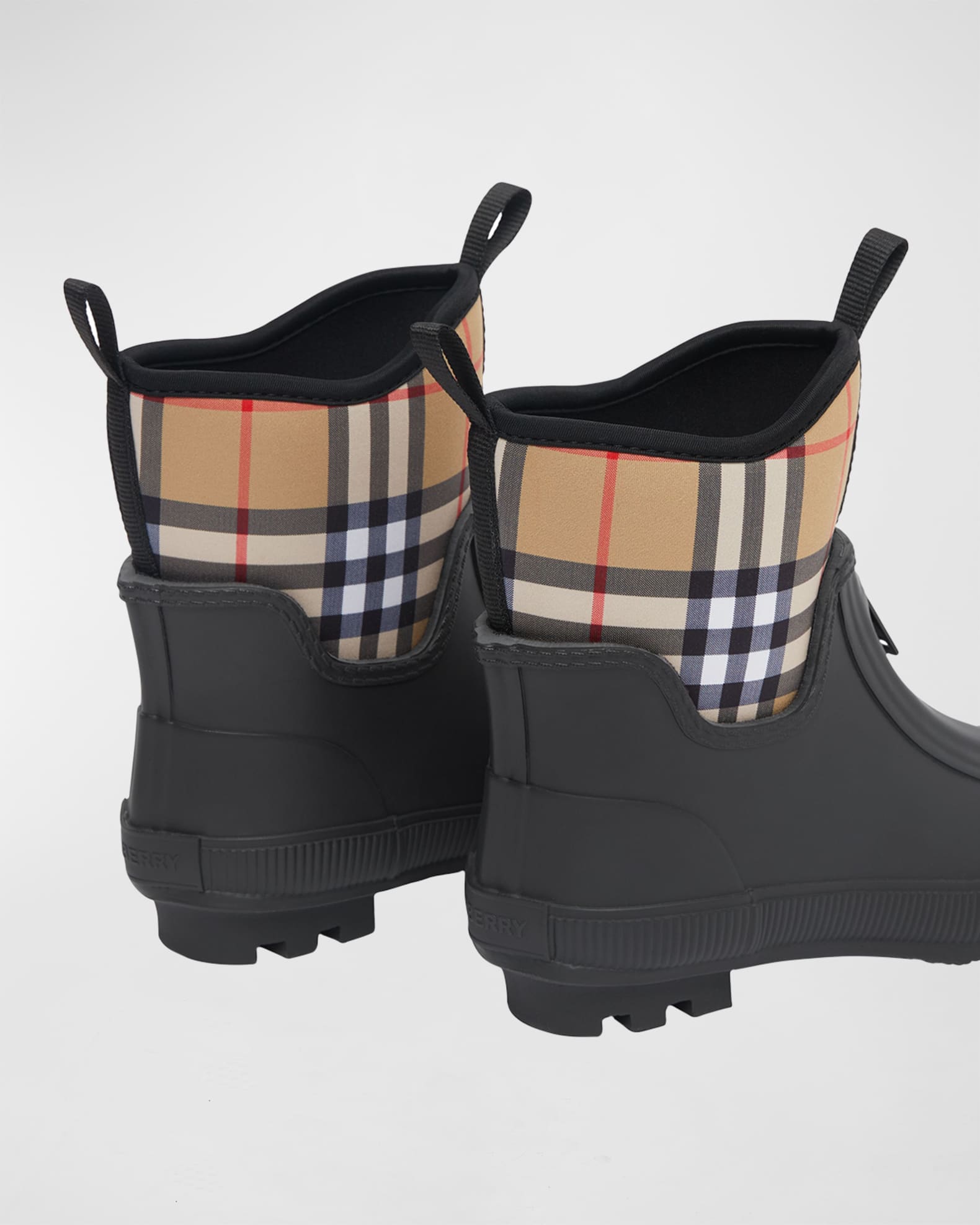Burberry Kid s Flinton Check Upper Rainboots Toddler Kids